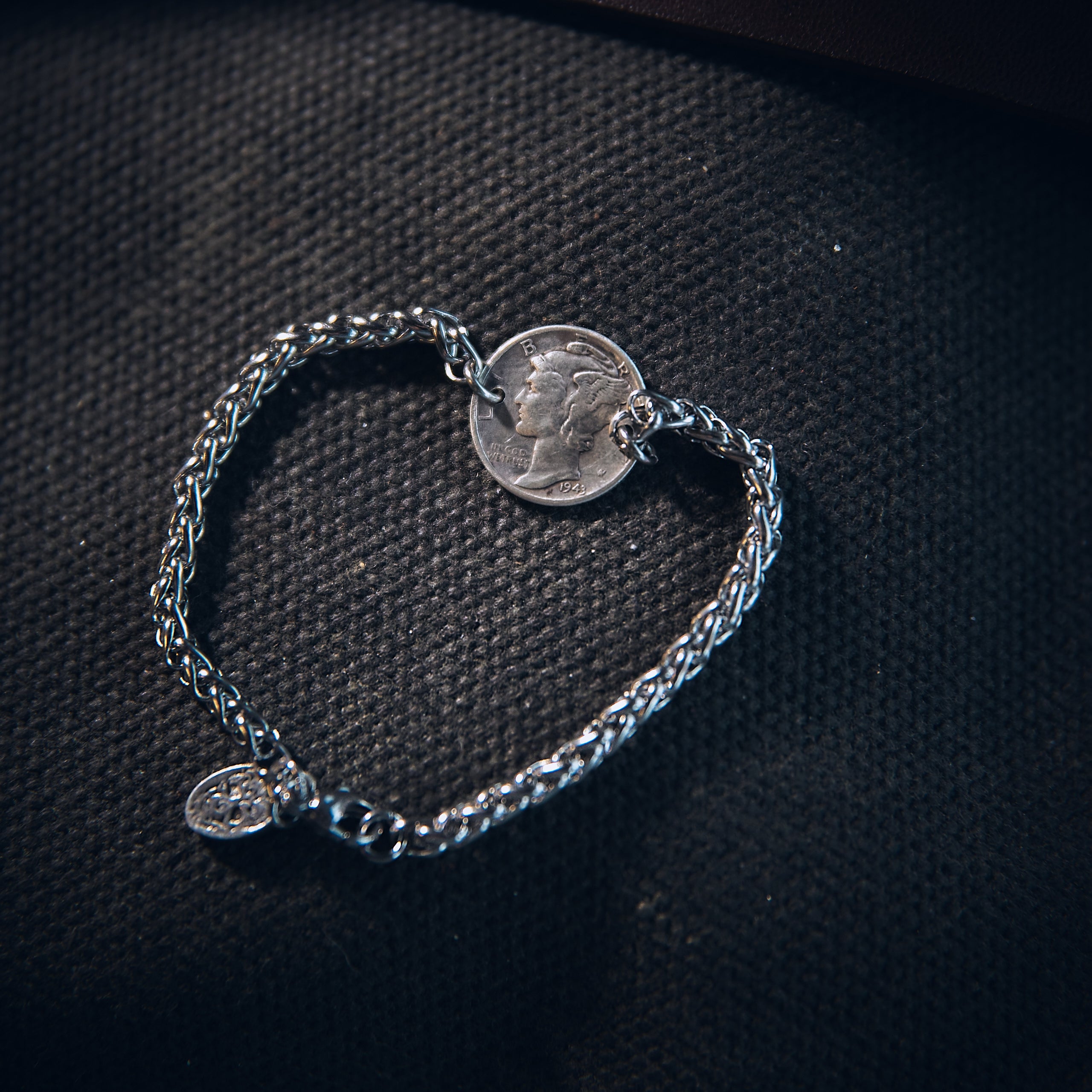 Black Pearl Creations - US Dime Silver - Armbånd