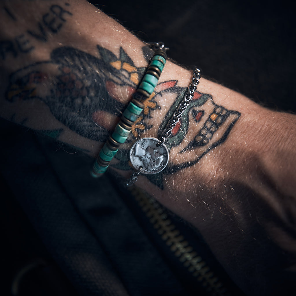 Black Pearl Creations - US Dime Silver - Armbånd
