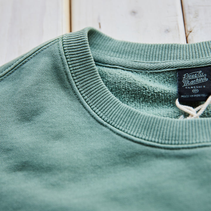 Deus Ex Machina - Shield Logo Garment Dyed Crew