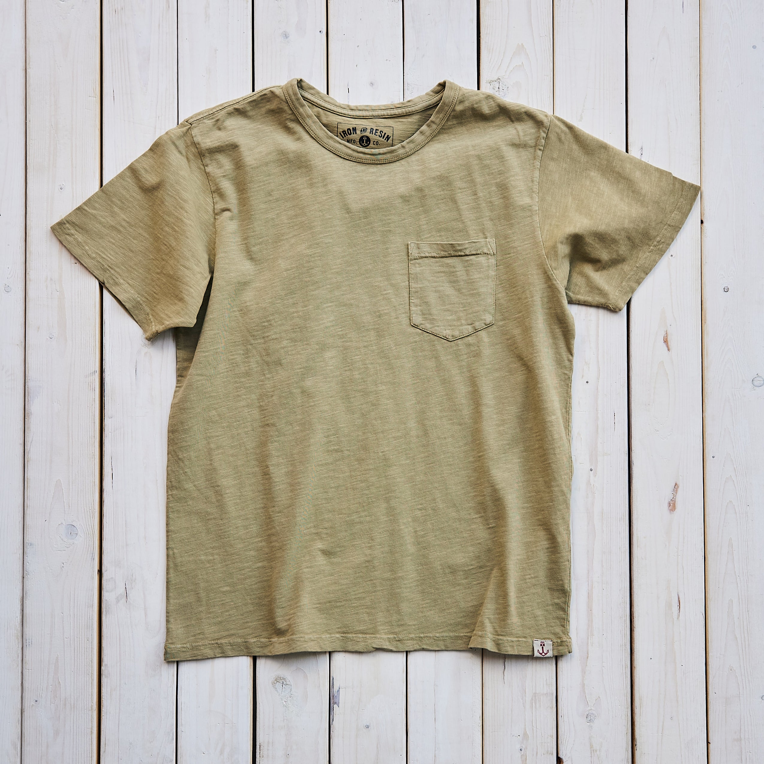 Iron & Resin - Faded Pocket Tee - Bronze