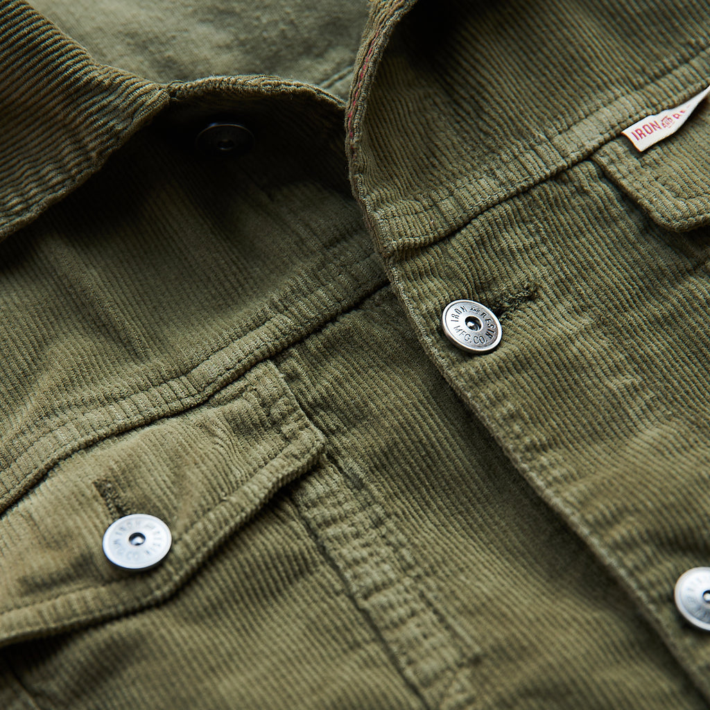 Iron & Resin -- Corduroy Rambler Jacket - Grøn