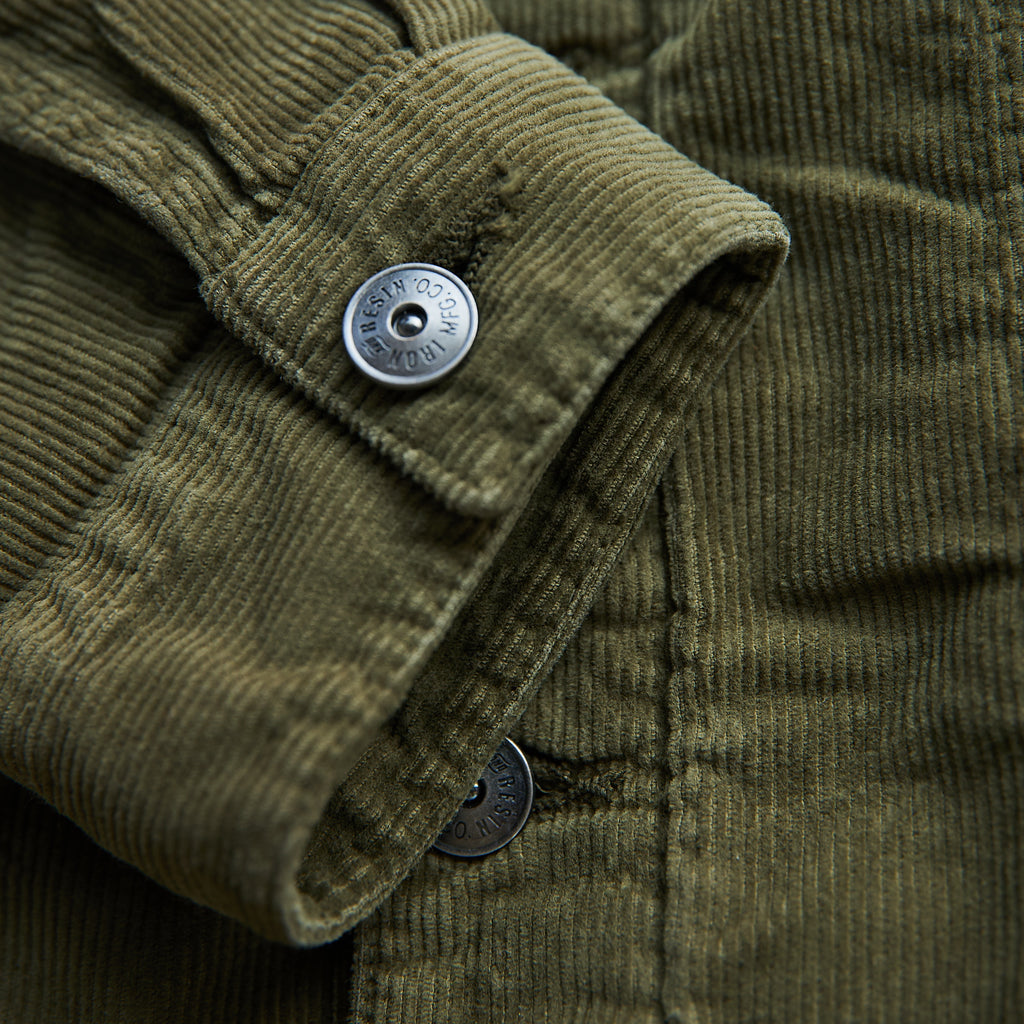 Iron & Resin -- Corduroy Rambler Jacket - Grøn