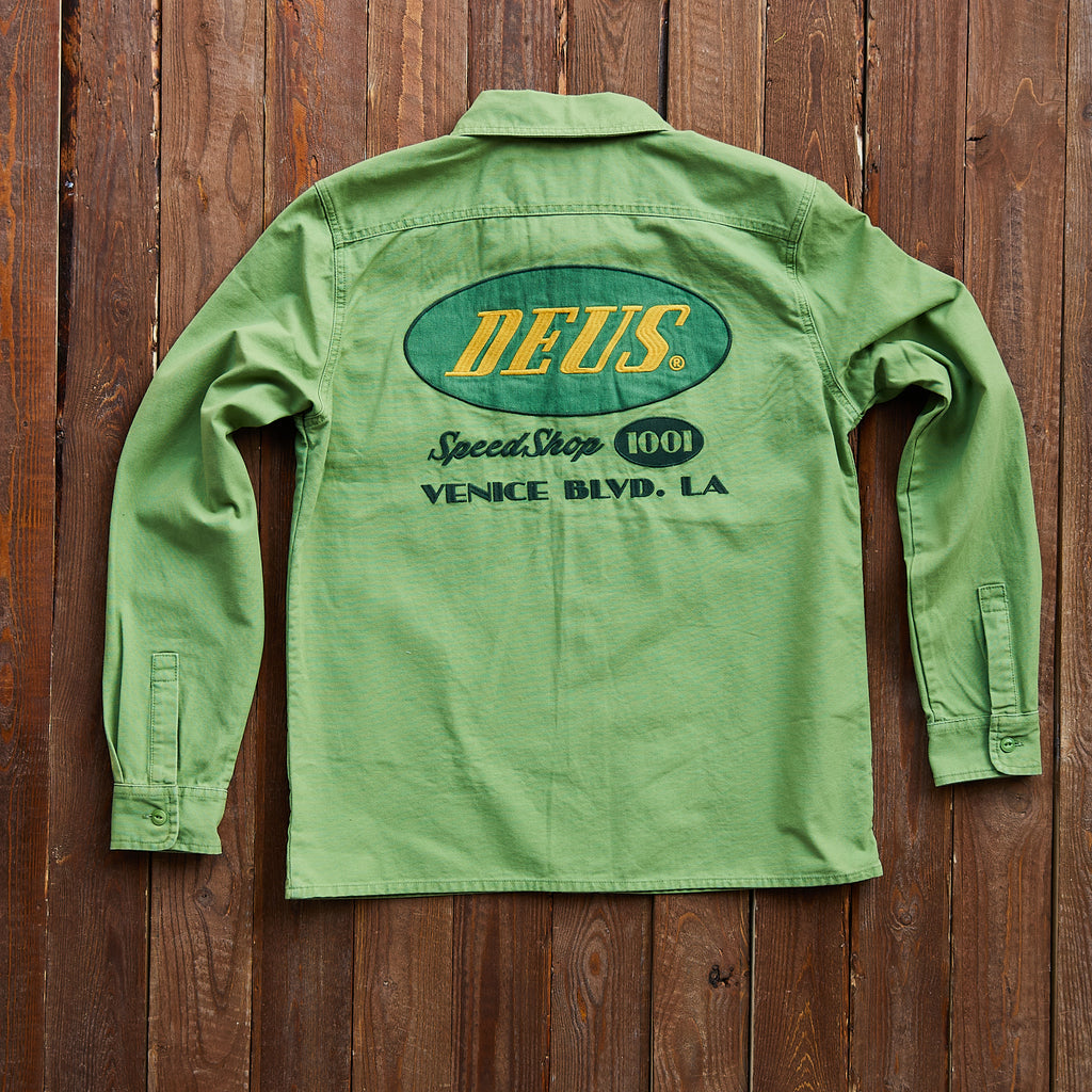 DEUS EX MACHINA - Speed Shop Shirt - Green