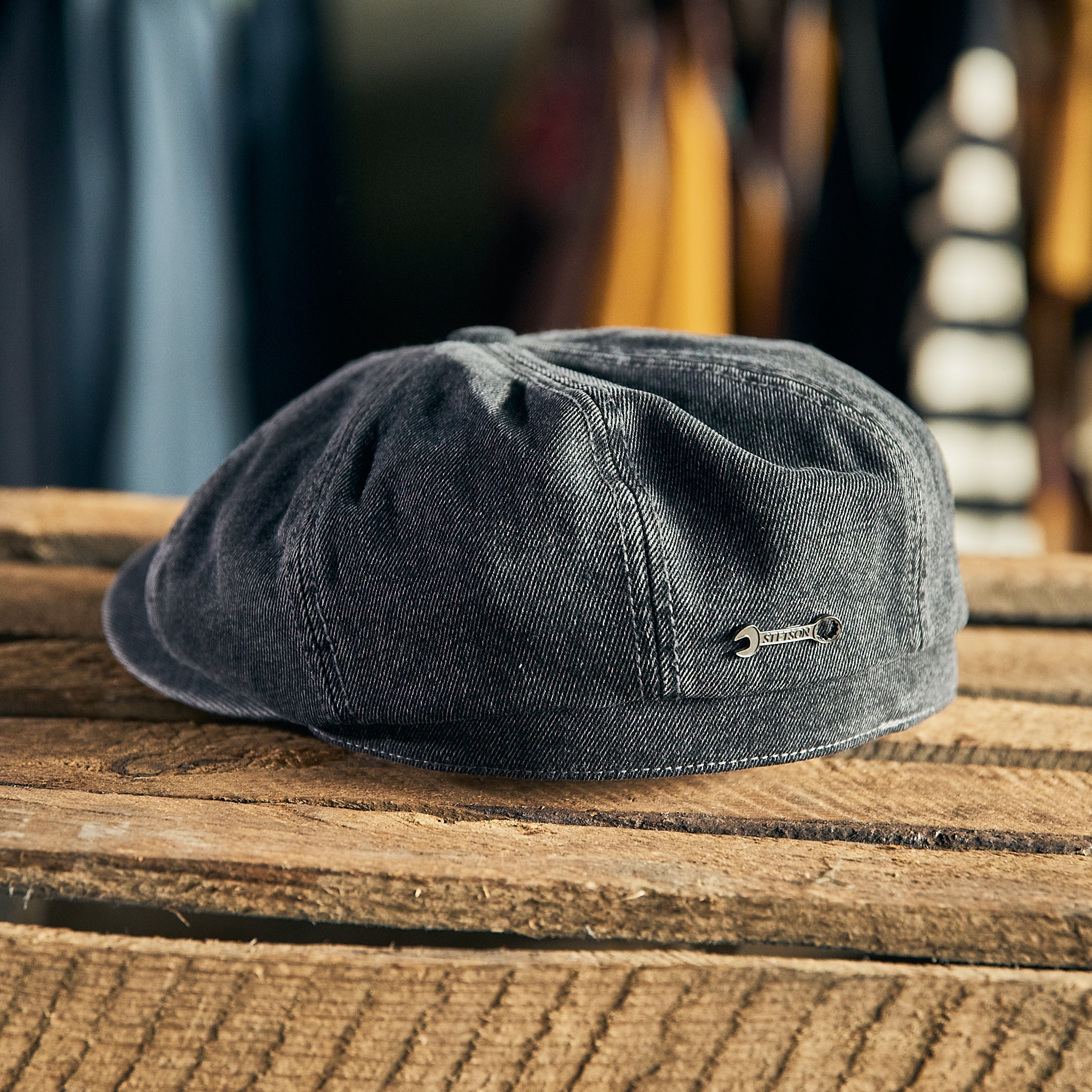 Stetson - Hatteras Washed Denim Gray