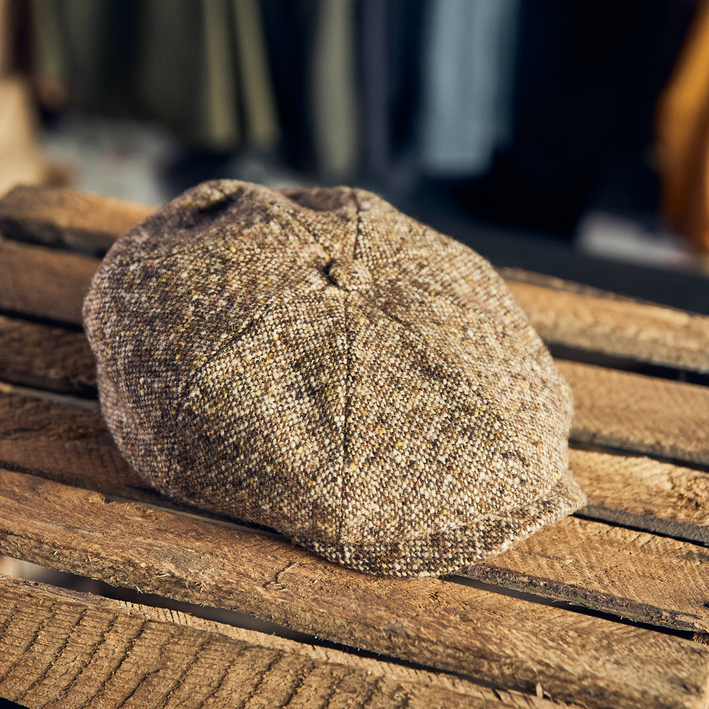 Stetson - Hatteras Herringbone Wool - Lys brun.