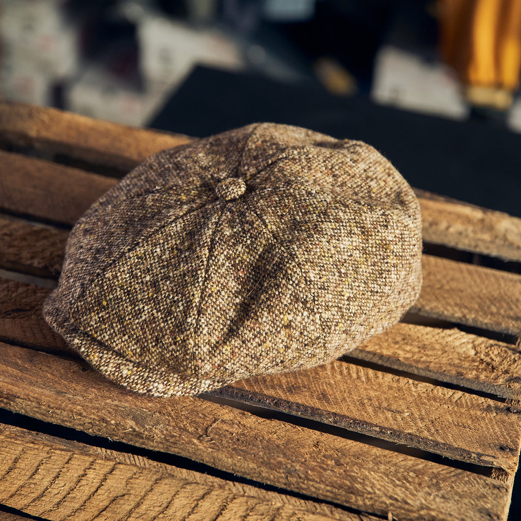 Stetson - Hatteras Herringbone Wool - Lys brun.