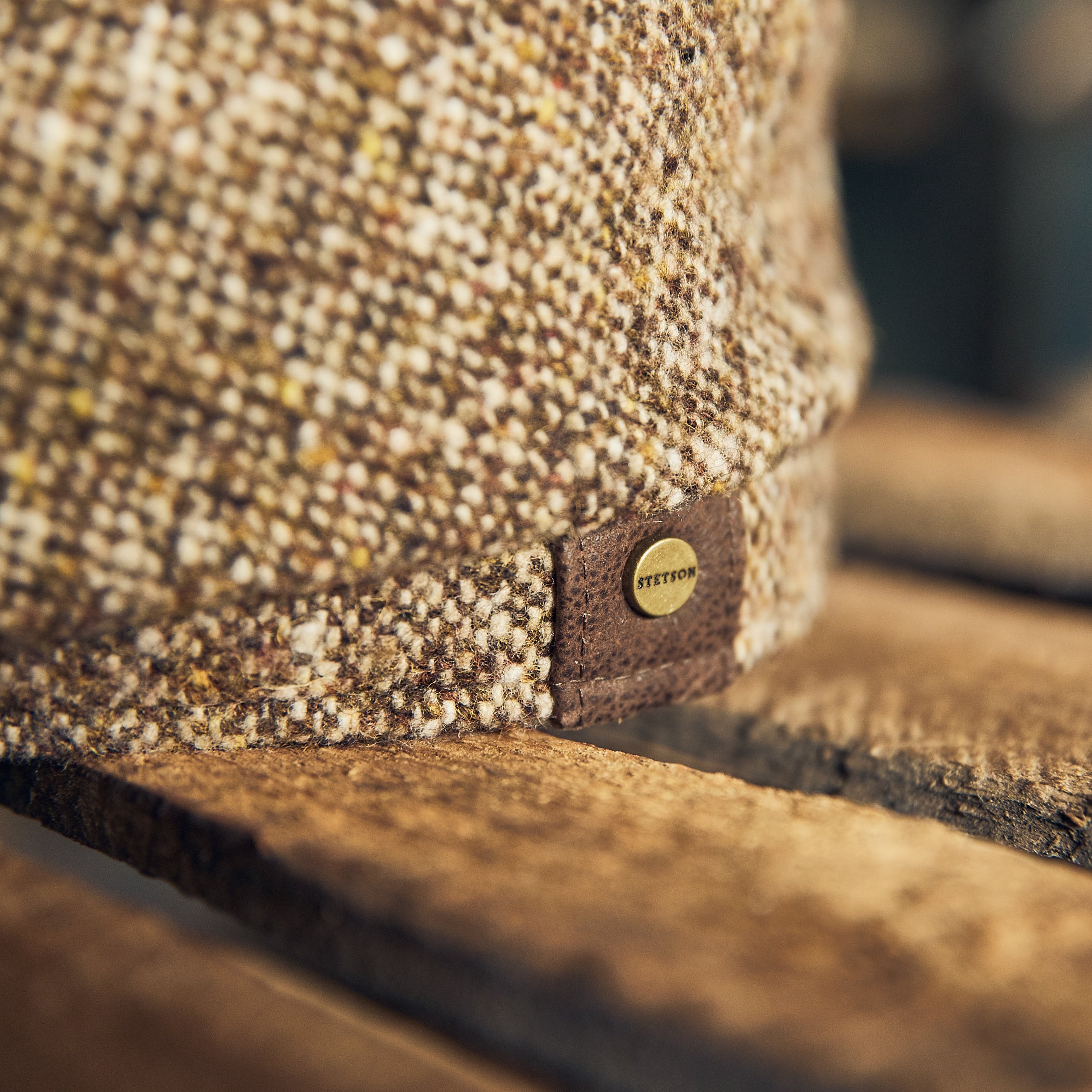 Stetson - Hatteras Herringbone Wool - Lys brun.