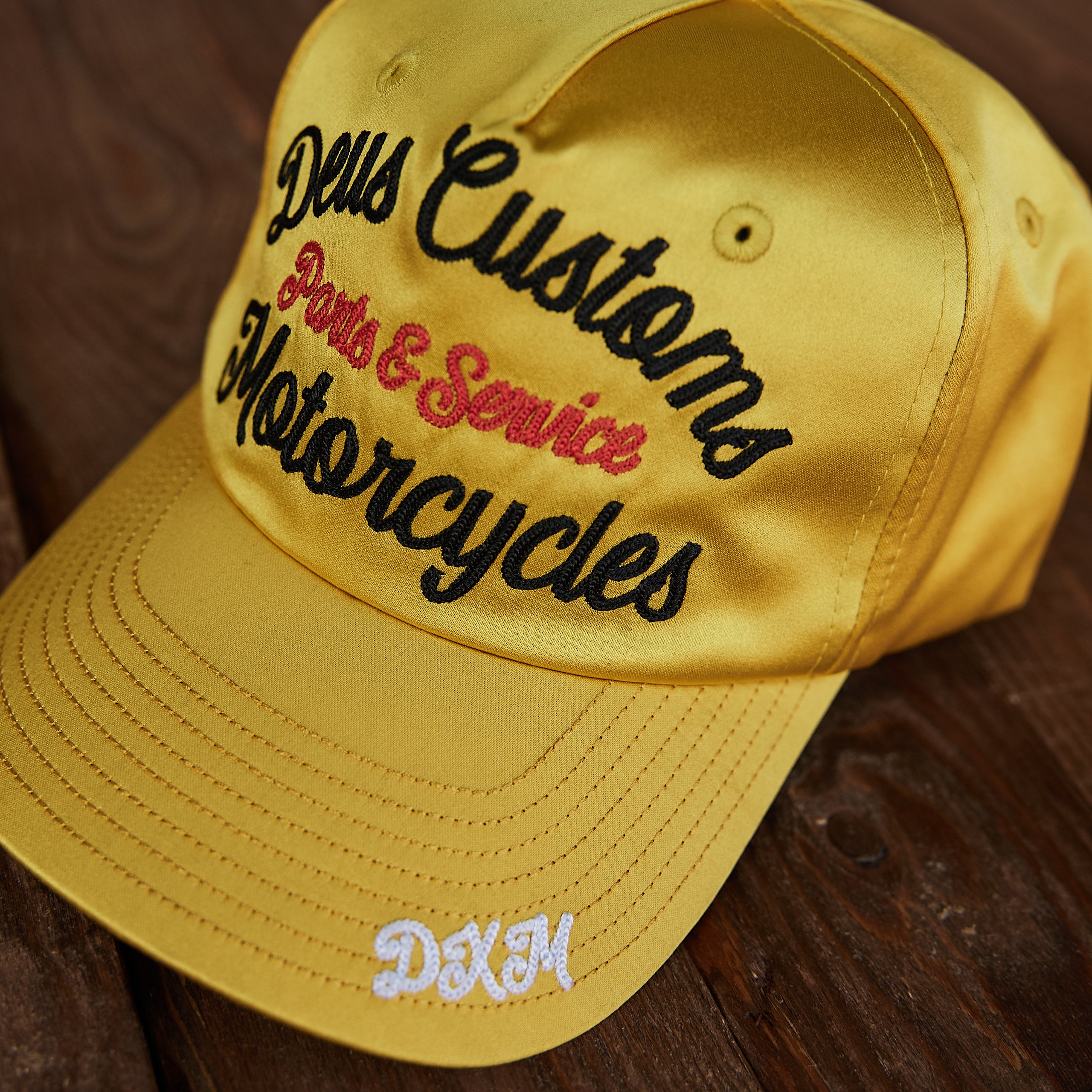 Deus Ex Machina - GOLD MOTORCYCLE CAP