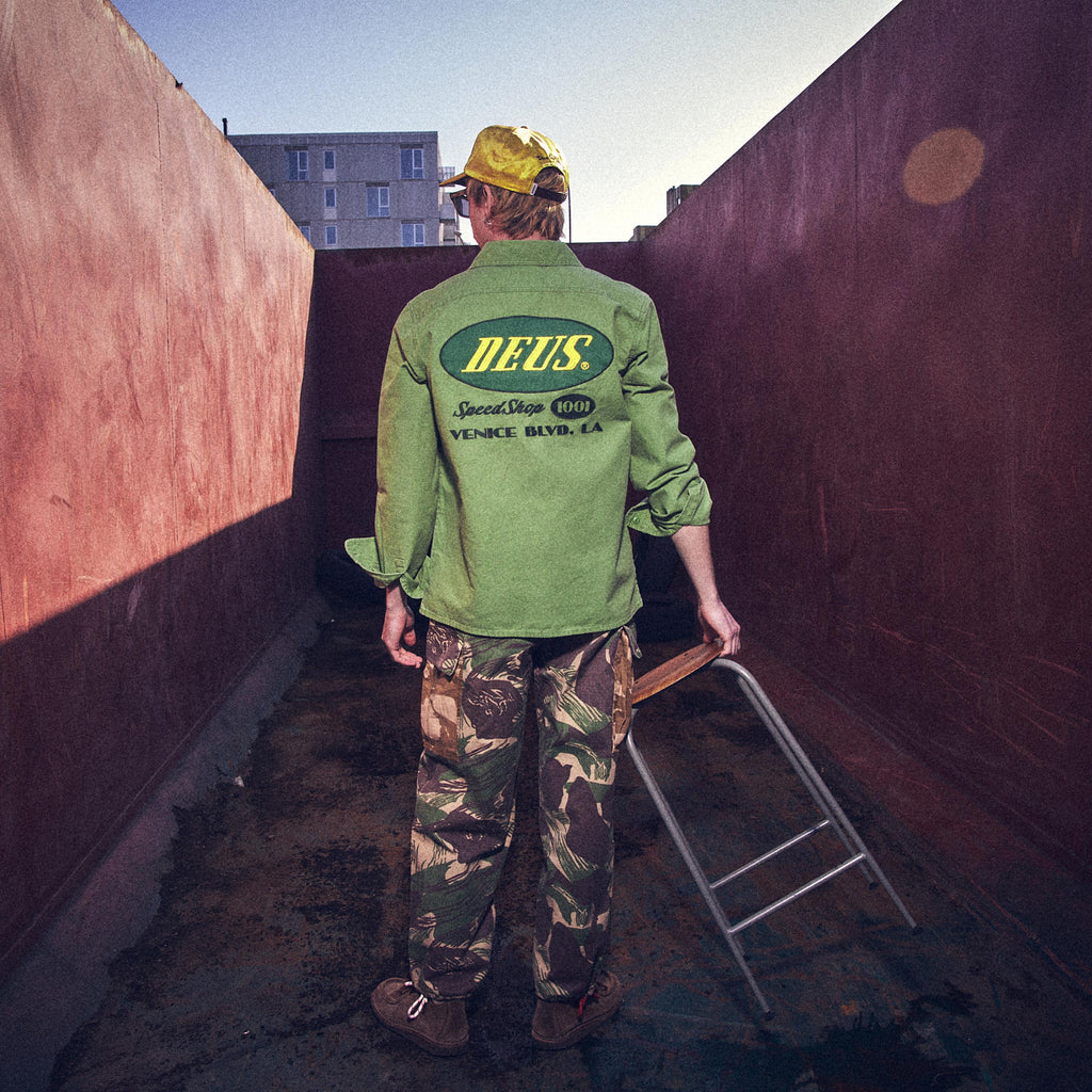 DEUS EX MACHINA - Speed Shop Shirt - Green