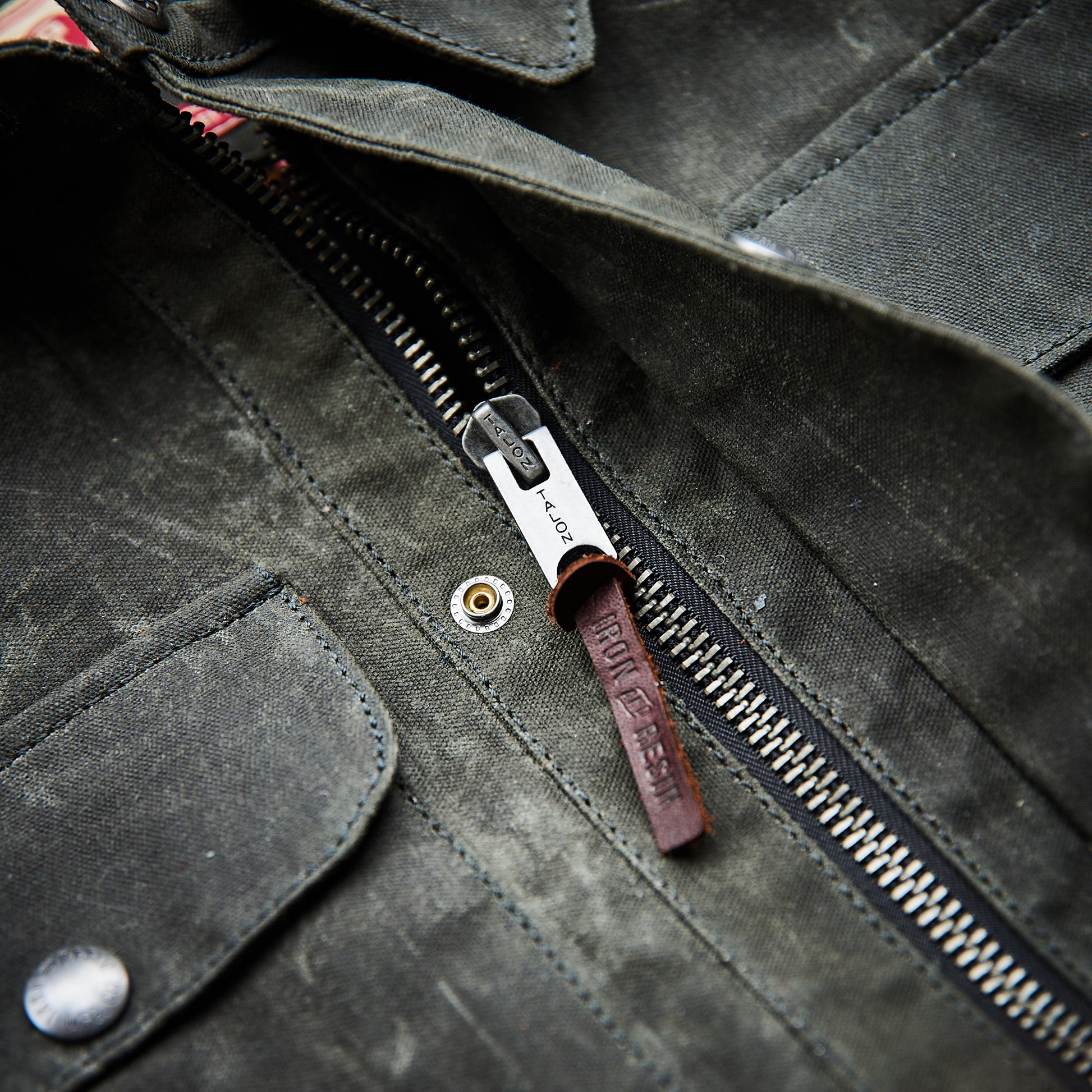 Iron and Resin - Cruiser Jacket - Olive (Sort)