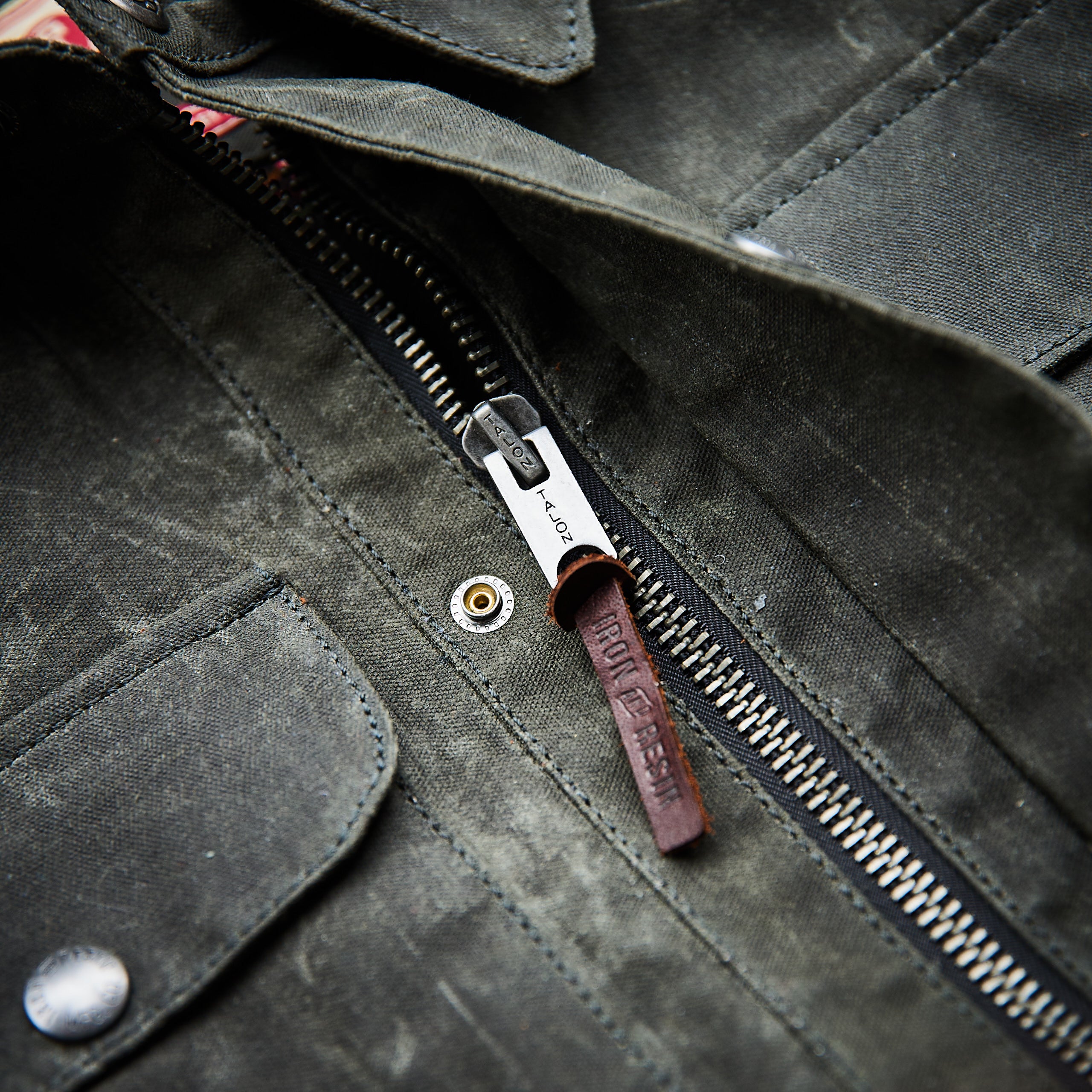 Iron and Resin - Cruiser Jacket - Olive (Sort)