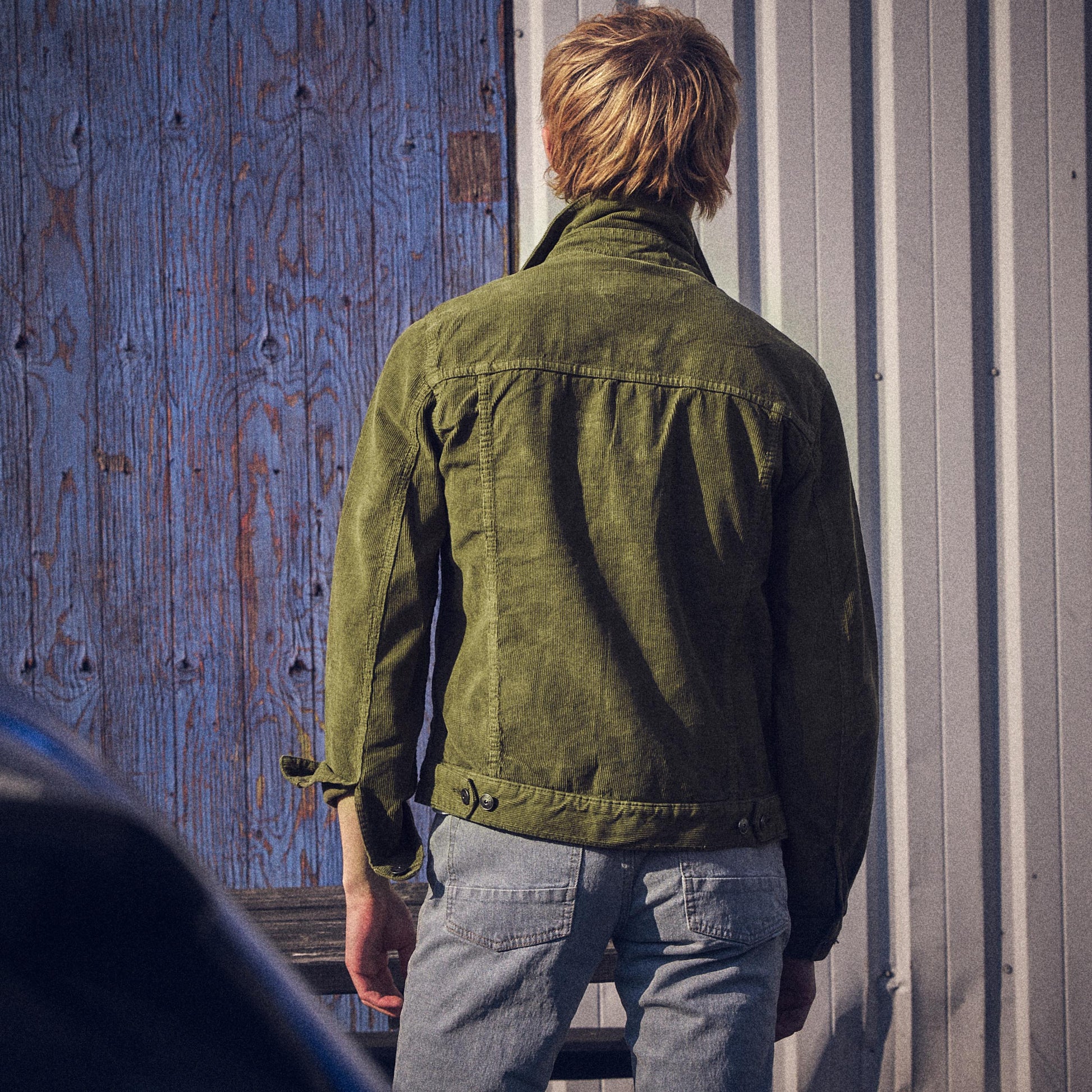 Iron & Resin -- Corduroy Rambler Jacket - Grøn