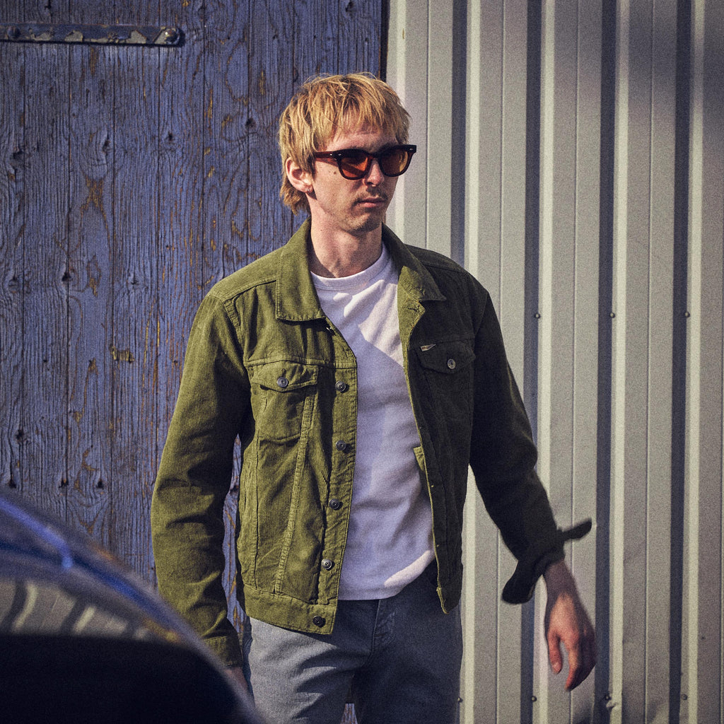 Iron & Resin -- Corduroy Rambler Jacket - Grøn
