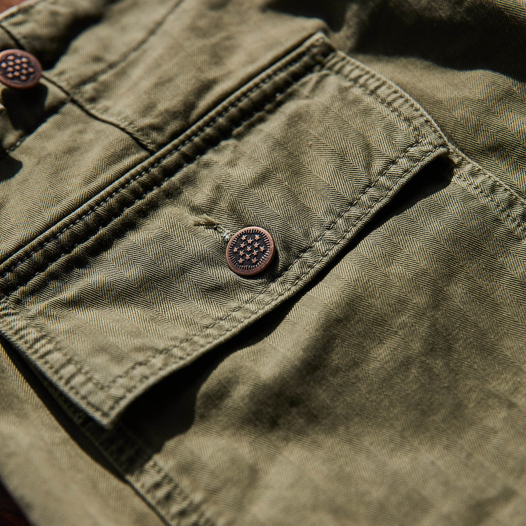 CHESAPEAKE'S - Fatigue Pants Degrasse - Grøn