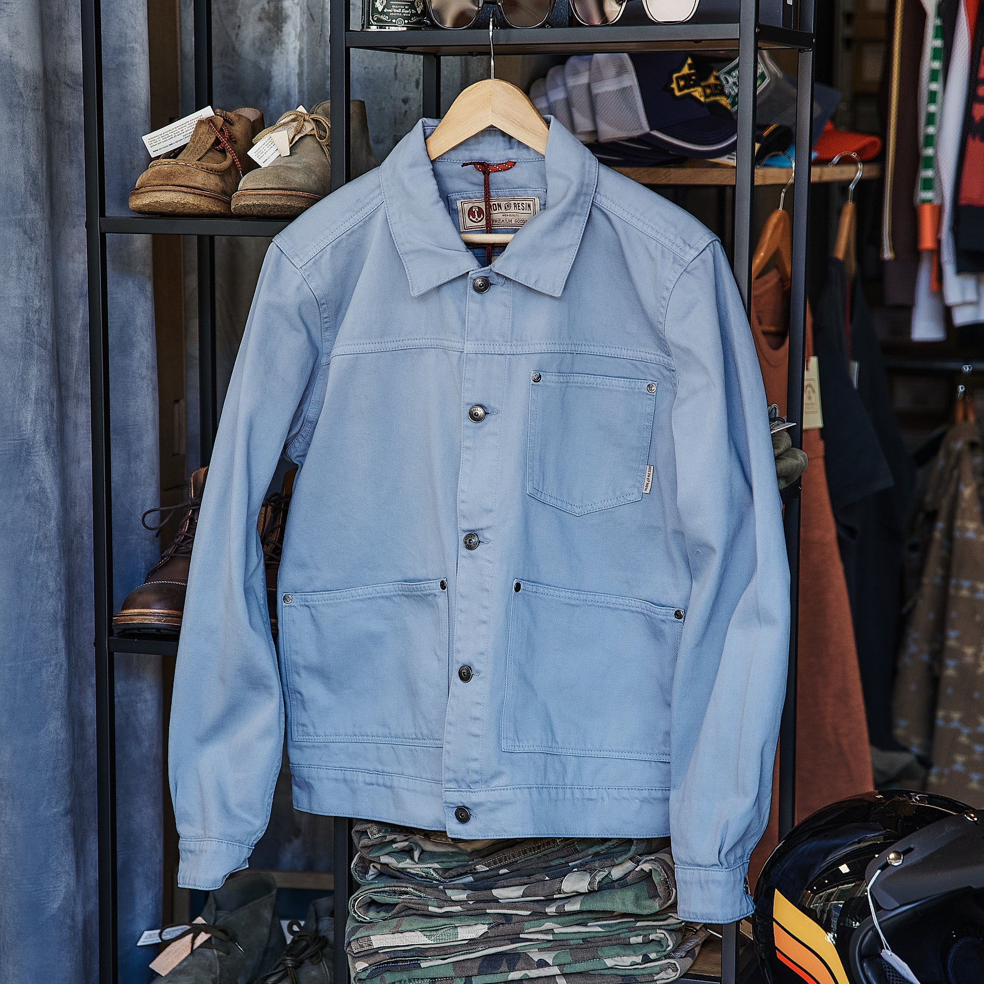Iron & Resin -  Clark Jacket - Lightblue