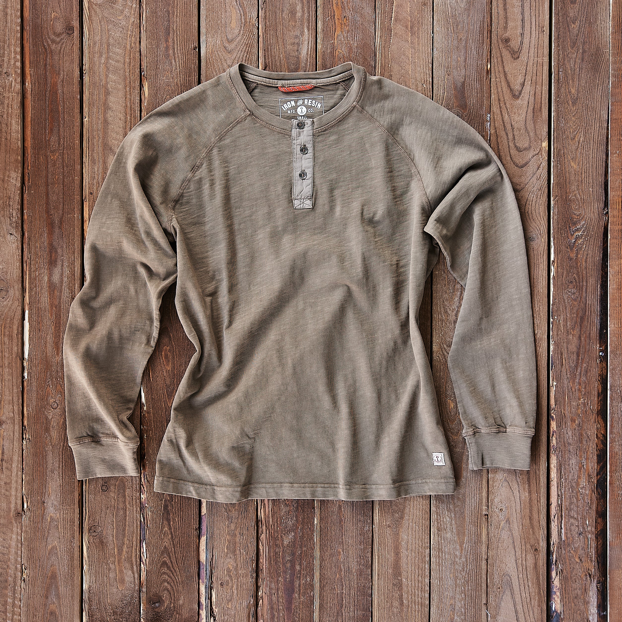 Iron and Resin - Topock Henley - Brown