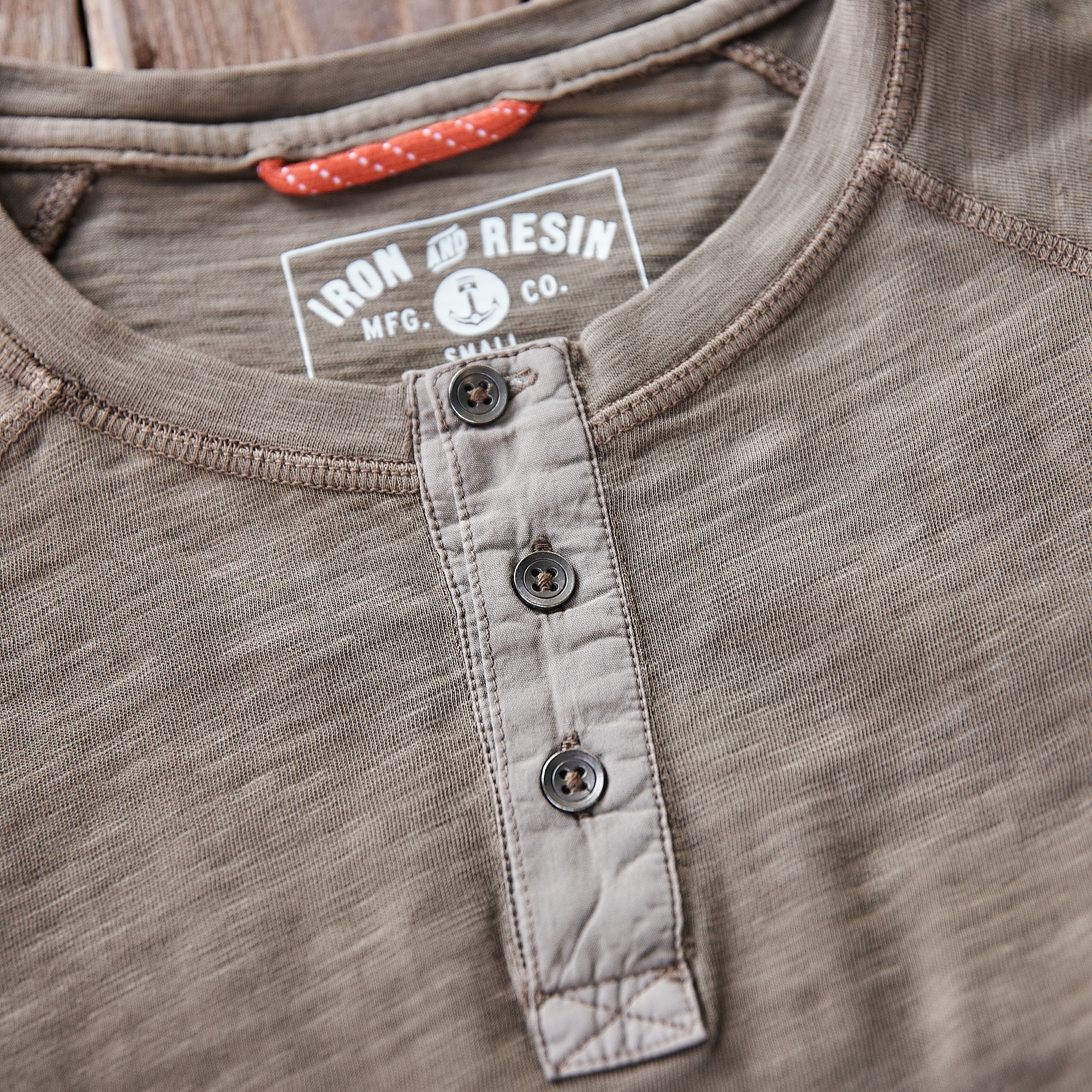 Iron and Resin - Topock Henley - Brown