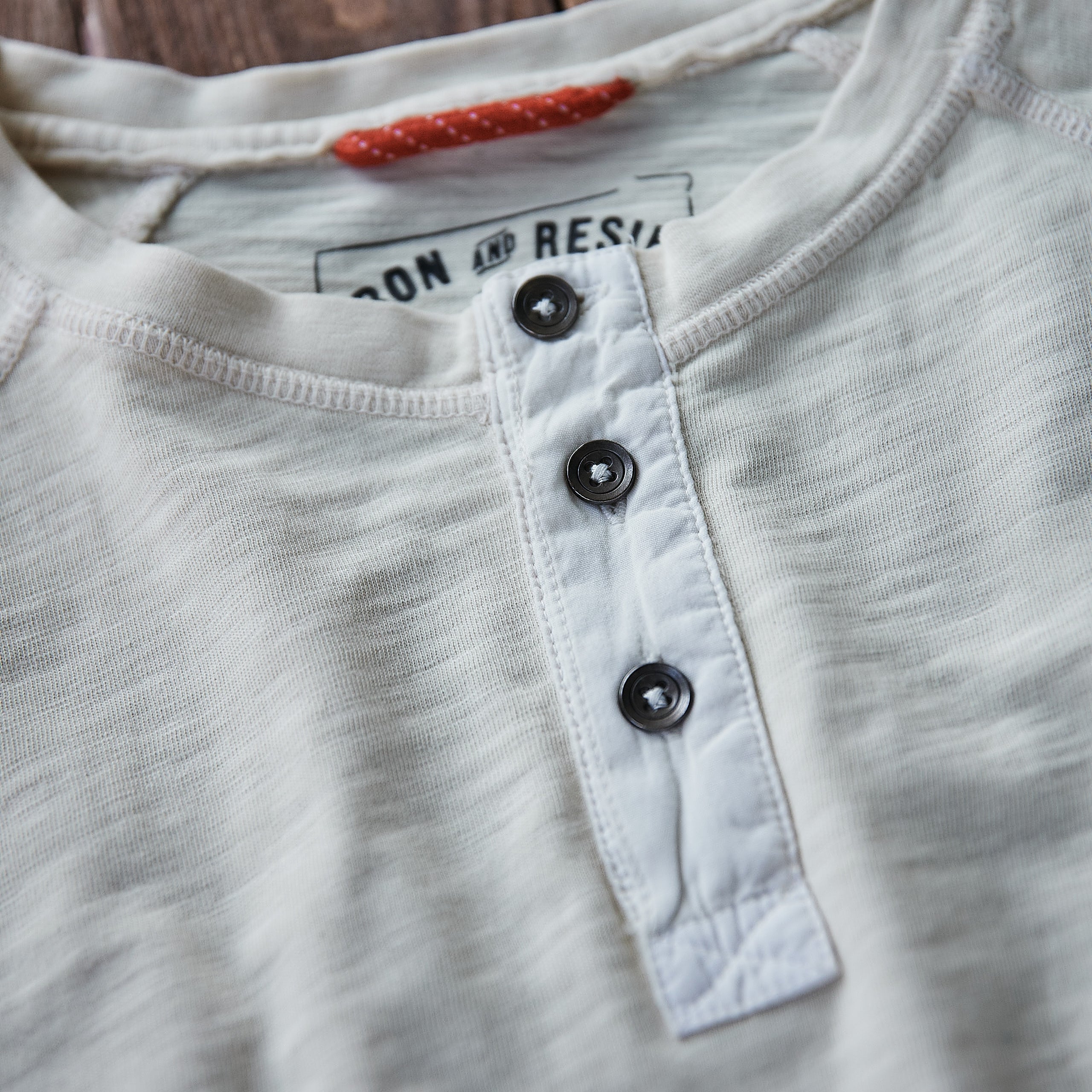 Iron and Resin - Topock Henley - Raw White