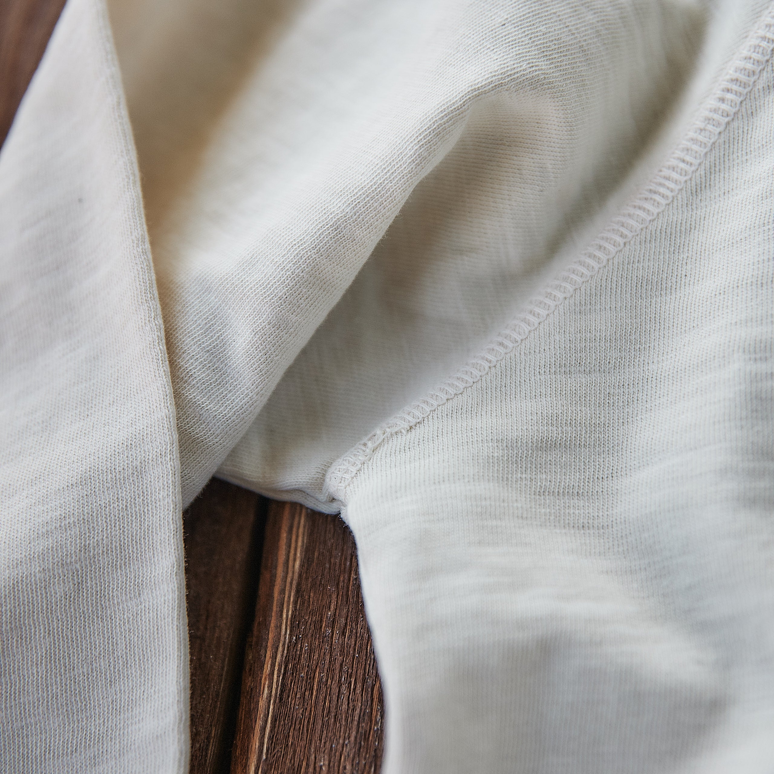 Iron and Resin - Topock Henley - Raw White