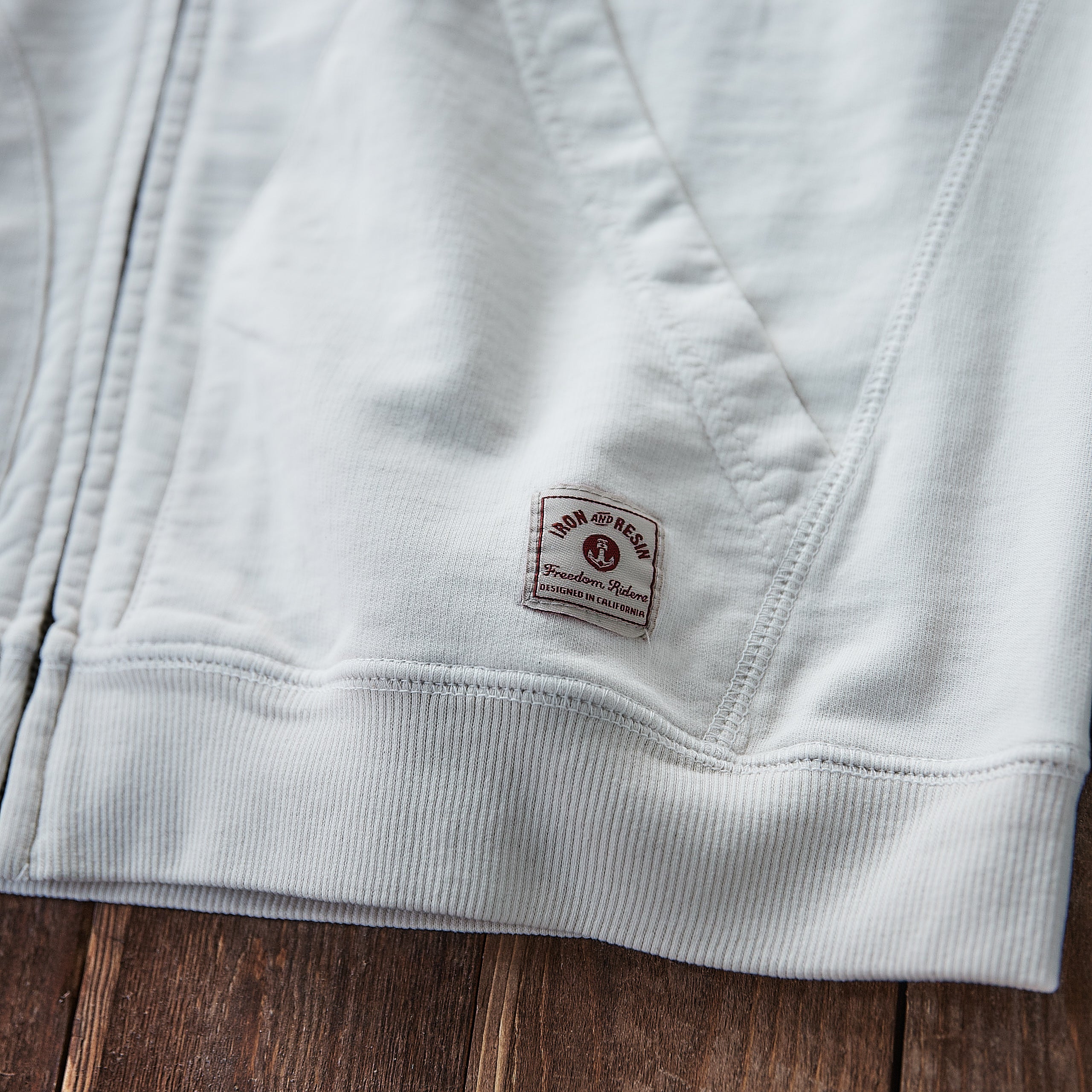 Iron & Resin - Maker Hoodie - Natural/off-white