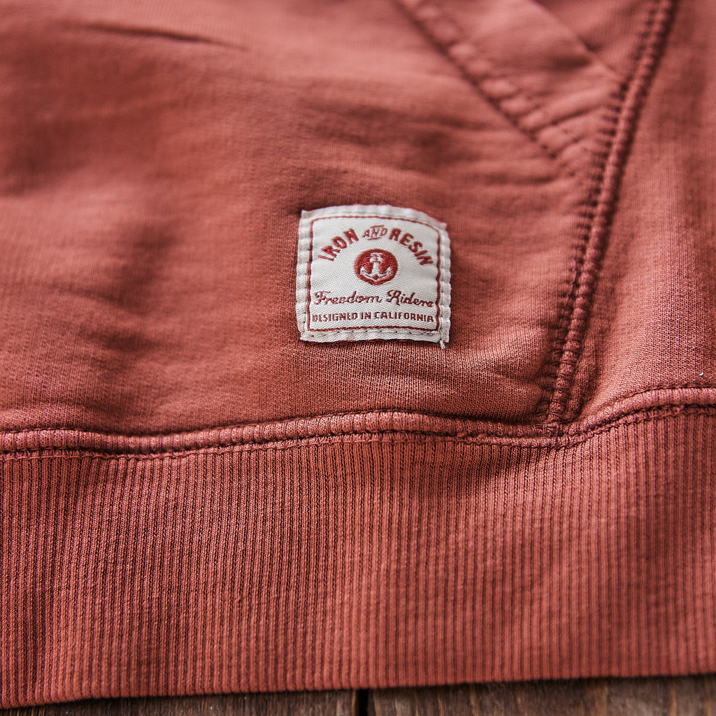 Iron & Resin - Maker Hoodie - Rust/Marsala