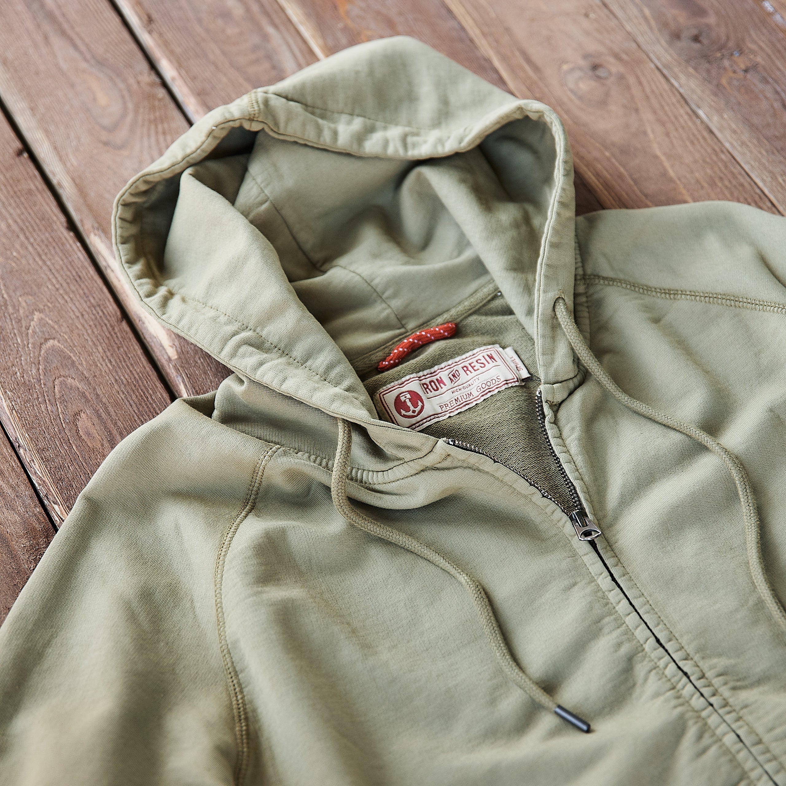 Iron & Resin - Maker Hoodie - Olive