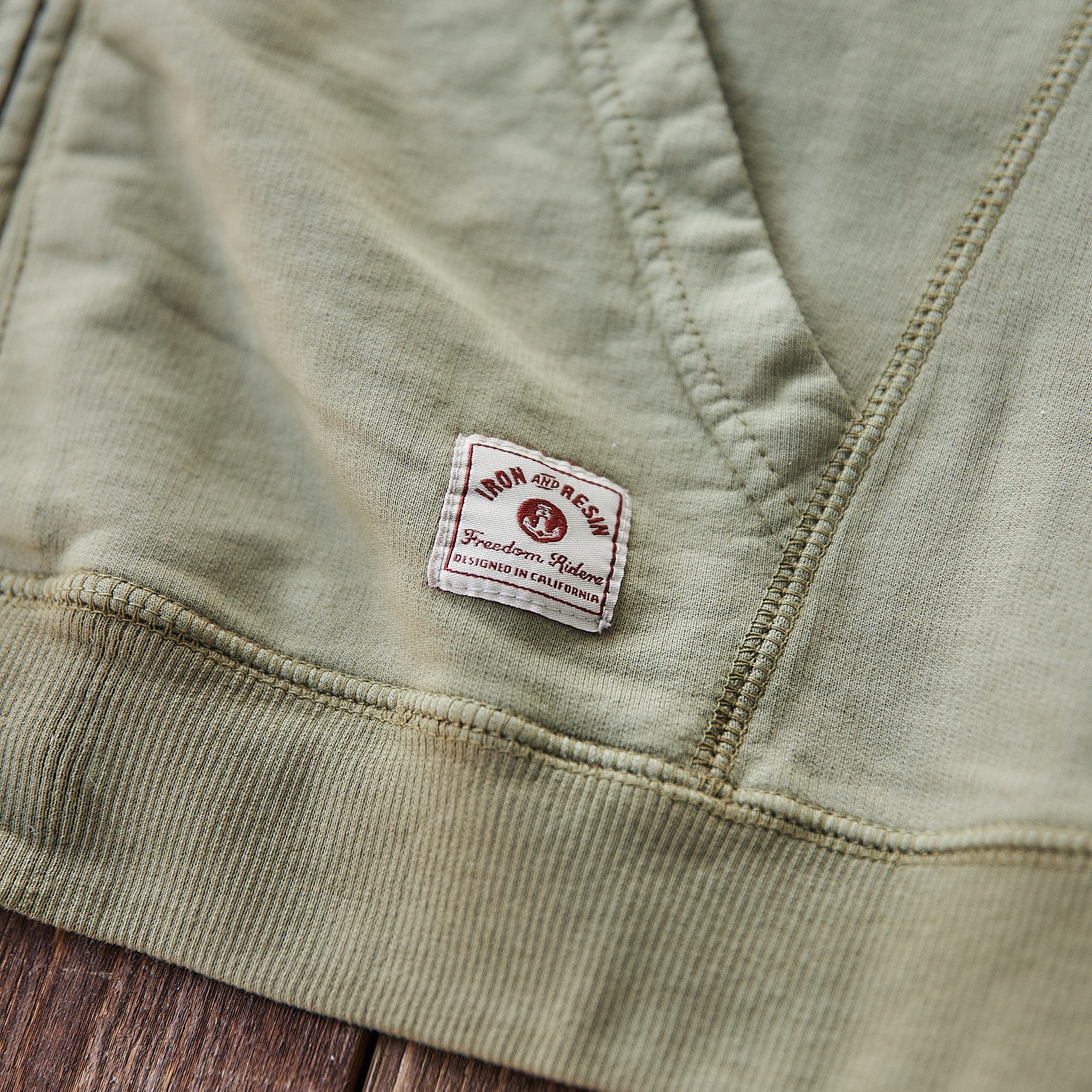 Iron & Resin - Maker Hoodie - Olive