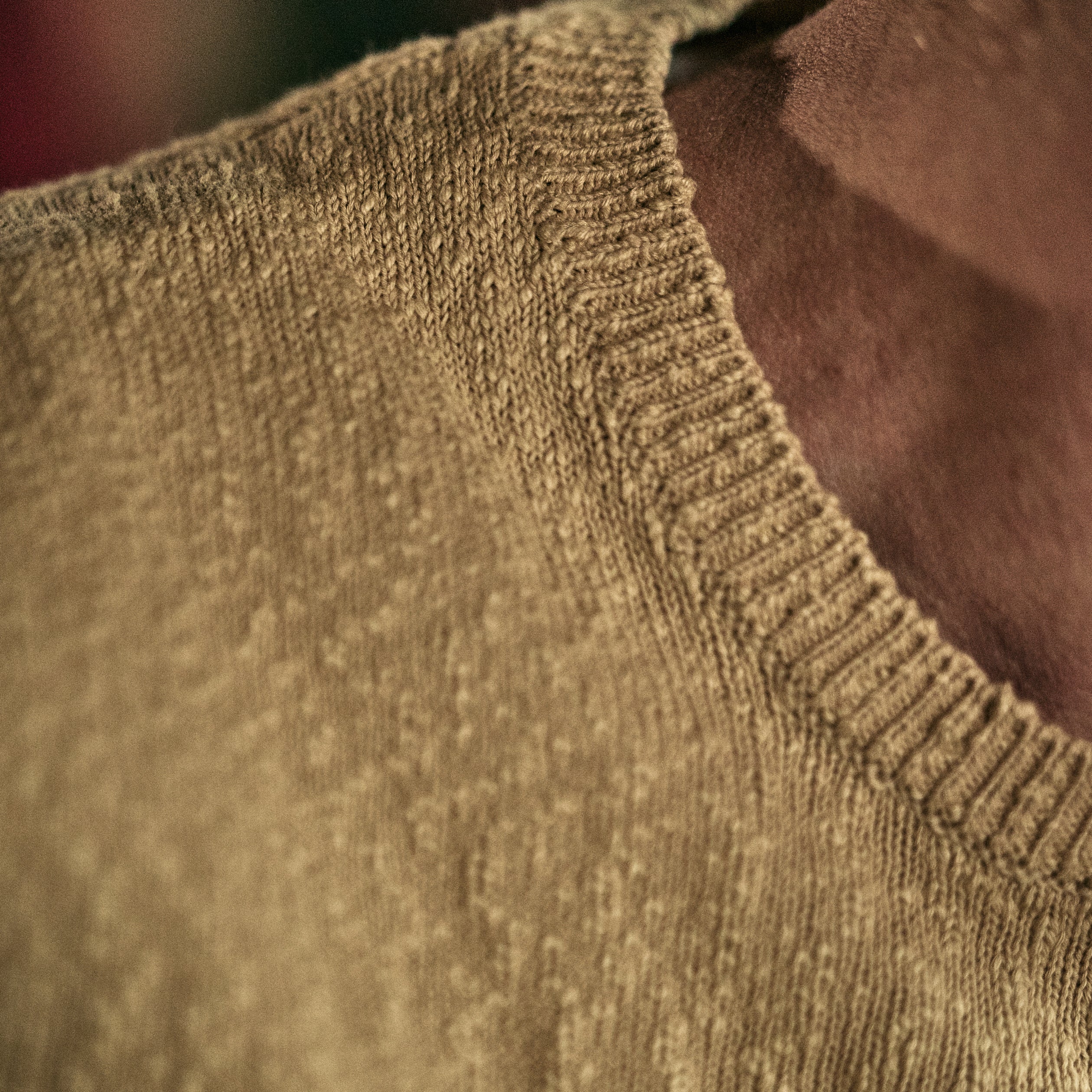 Blue De Genes - Yale Slubby Knit - Pale Khaki