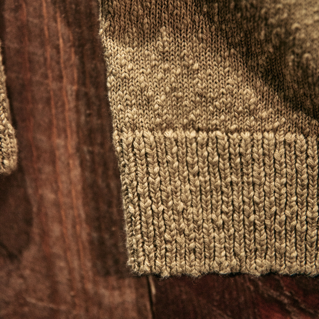 Blue De Genes - Yale Slubby Knit - Pale Khaki