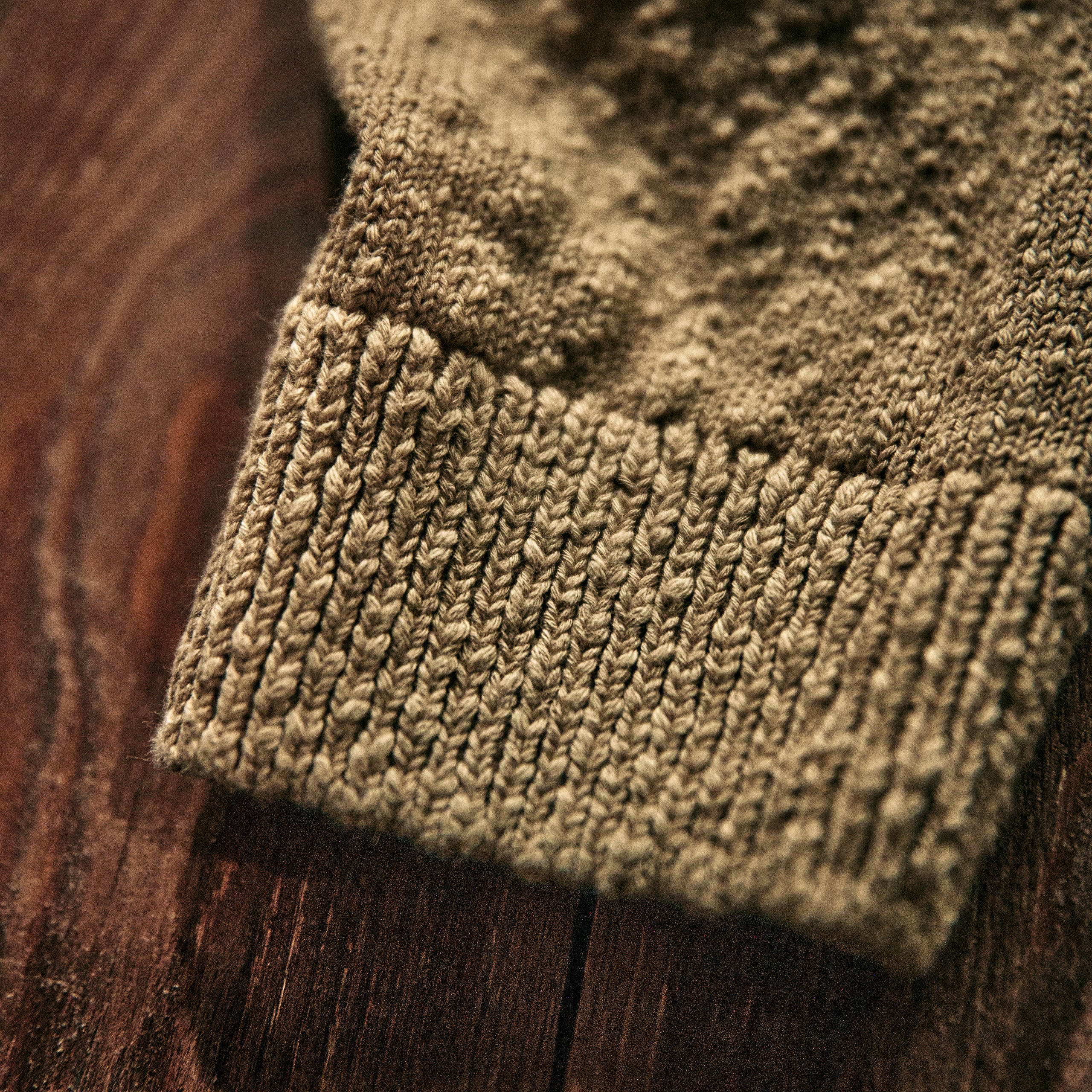 Blue De Genes - Yale Slubby Knit - Pale Khaki