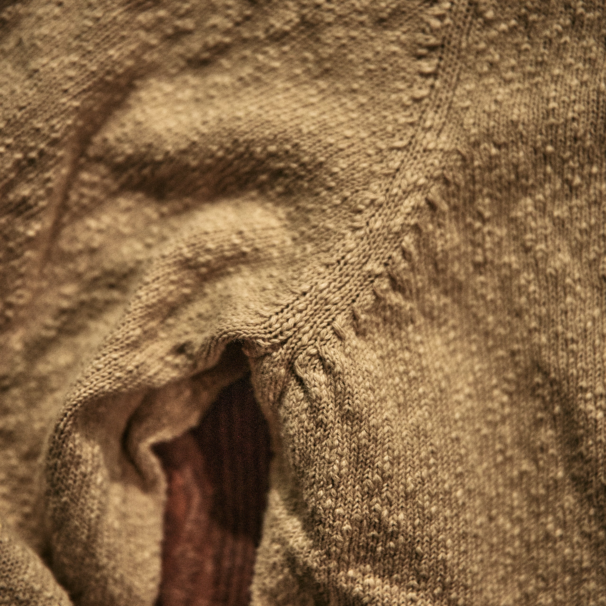 Blue De Genes - Yale Slubby Knit - Pale Khaki