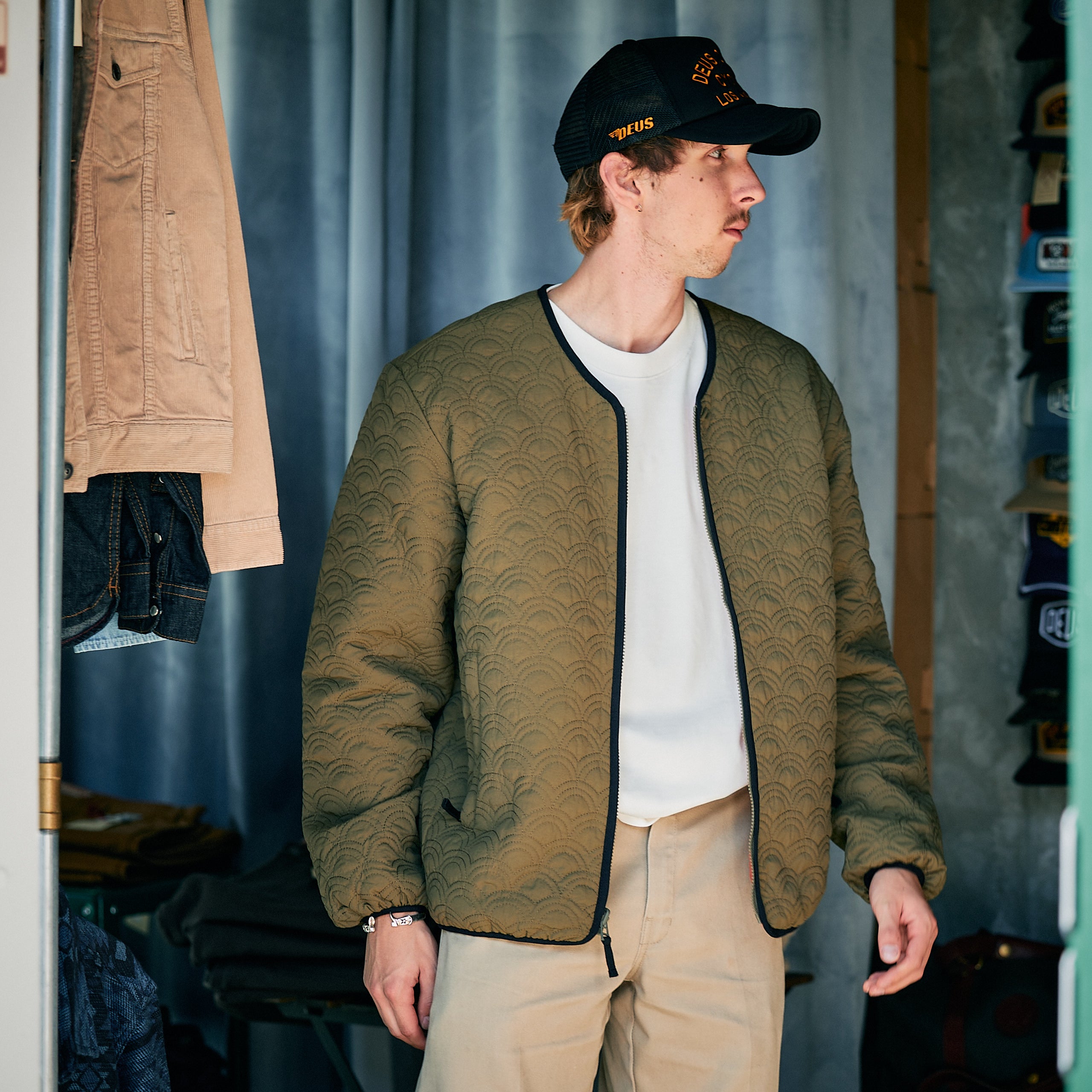 DEUS EX MACHINA - SIERRA LINER JACKET - GREEN