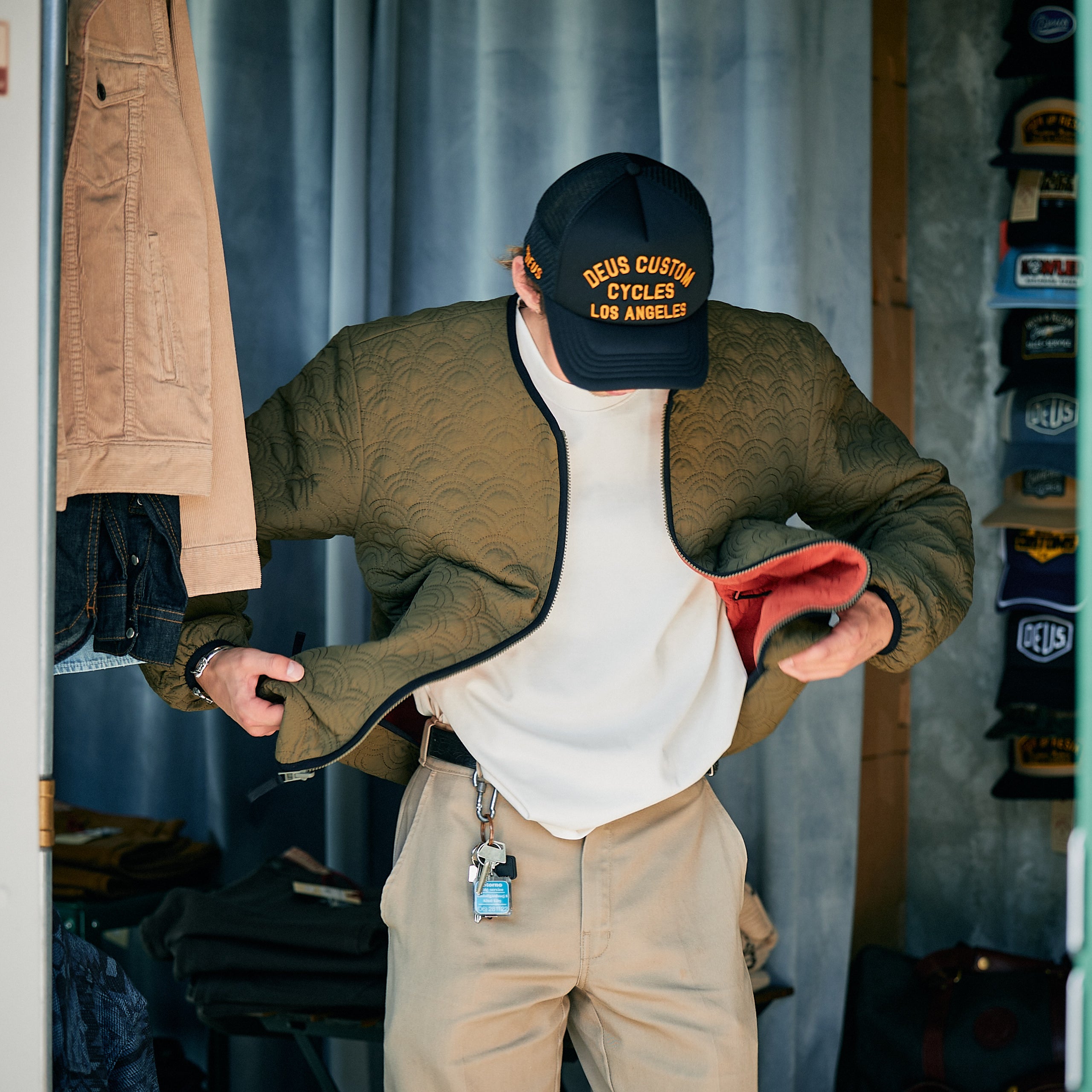 DEUS EX MACHINA - SIERRA LINER JACKET - GREEN