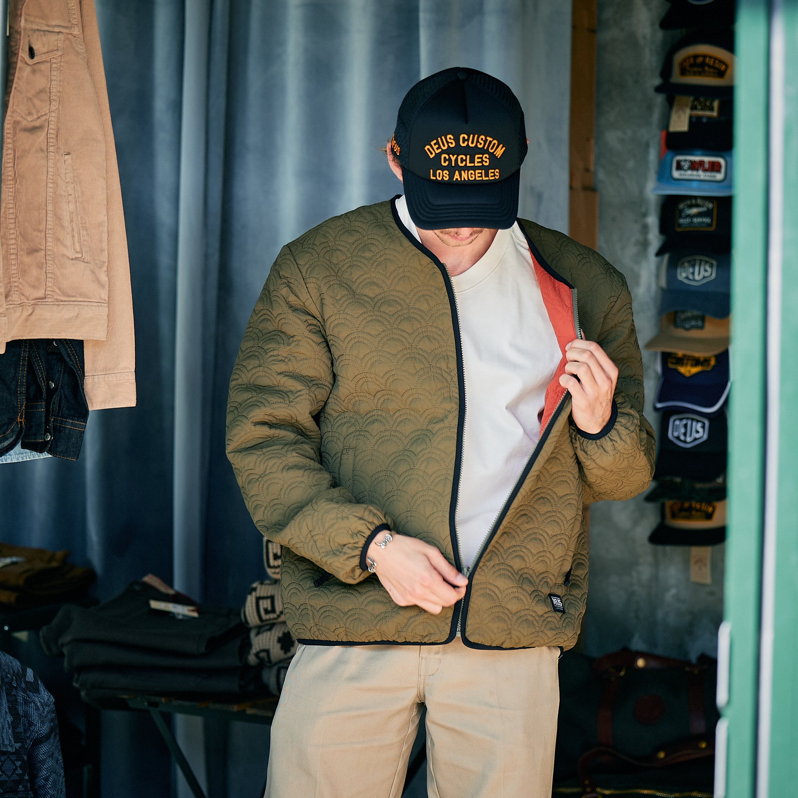 DEUS EX MACHINA - SIERRA LINER JACKET - GREEN
