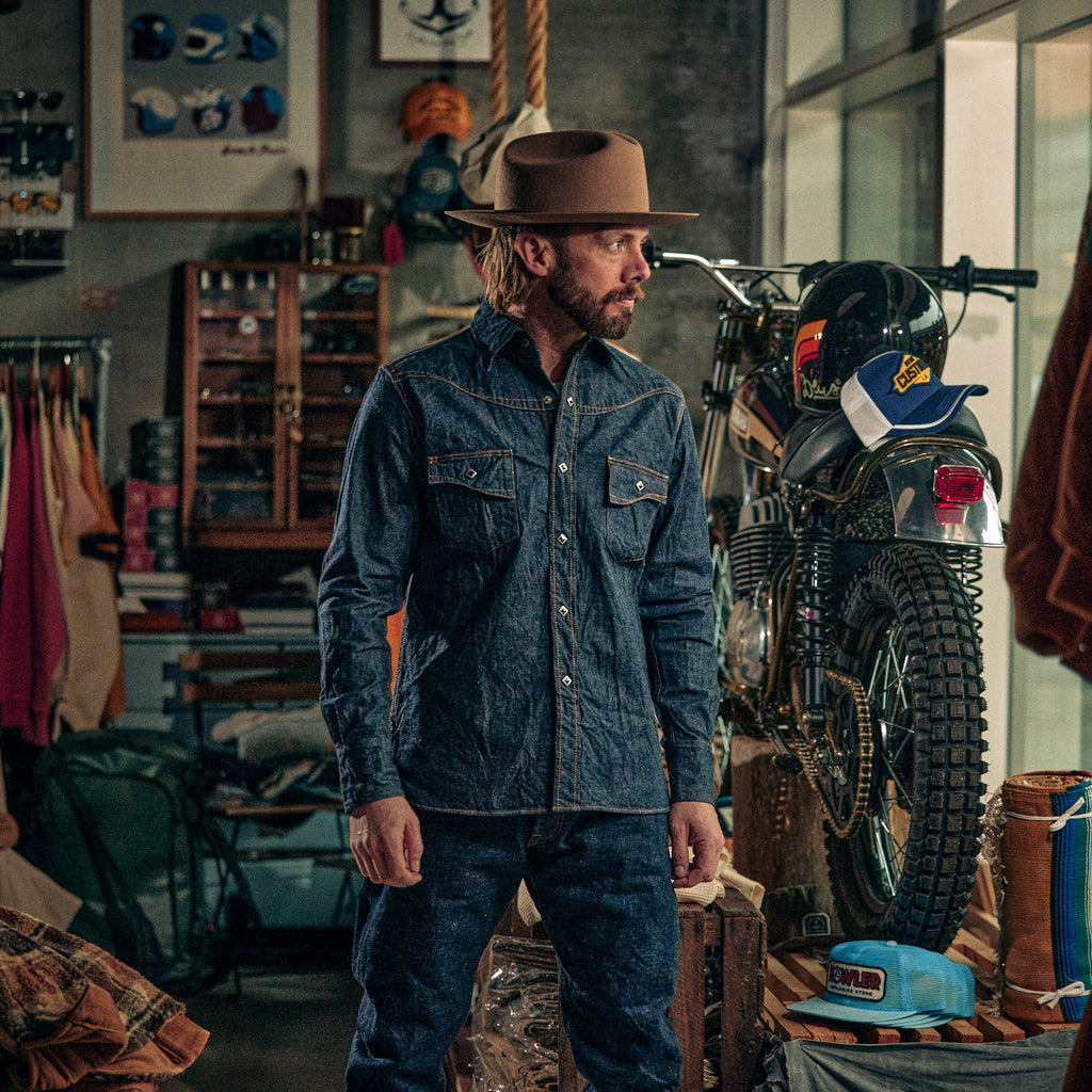 Samurai Jeans - SWD-L02 Denim Western Shirt