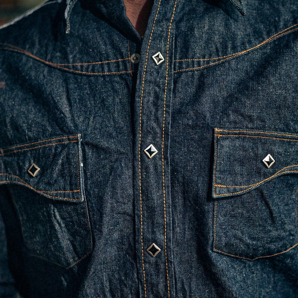 Samurai Jeans - SWD-L02 Denim Western Shirt