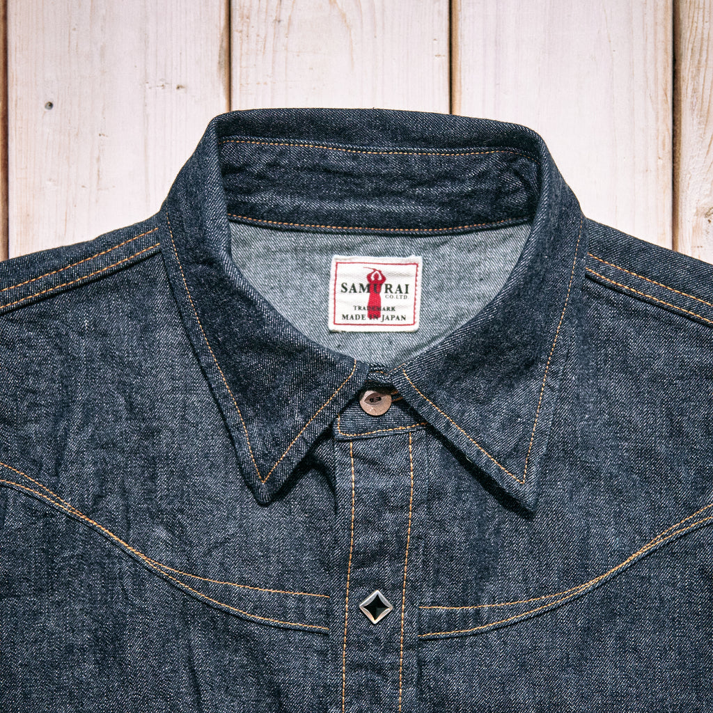 Samurai Jeans - SWD-L02 Denim Western Shirt