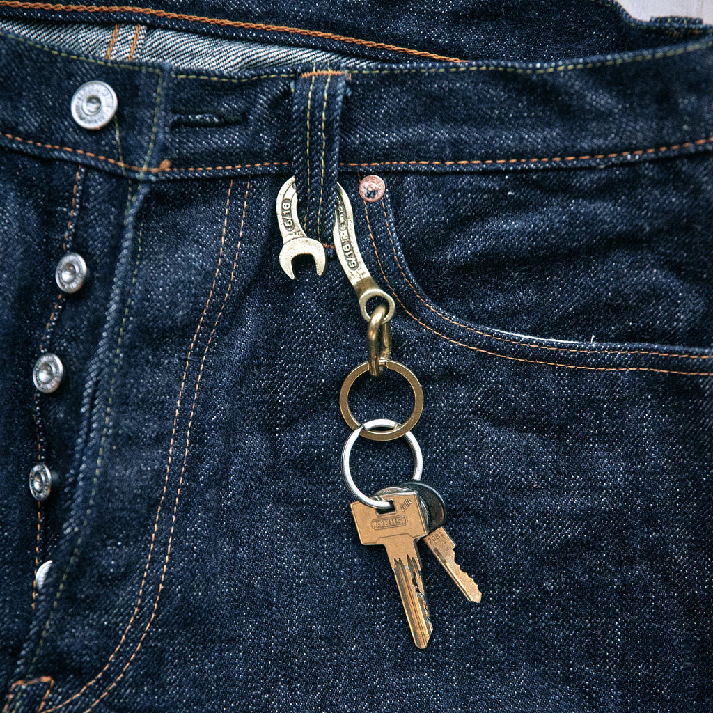 Samurai Jeans - Brass Keyholder