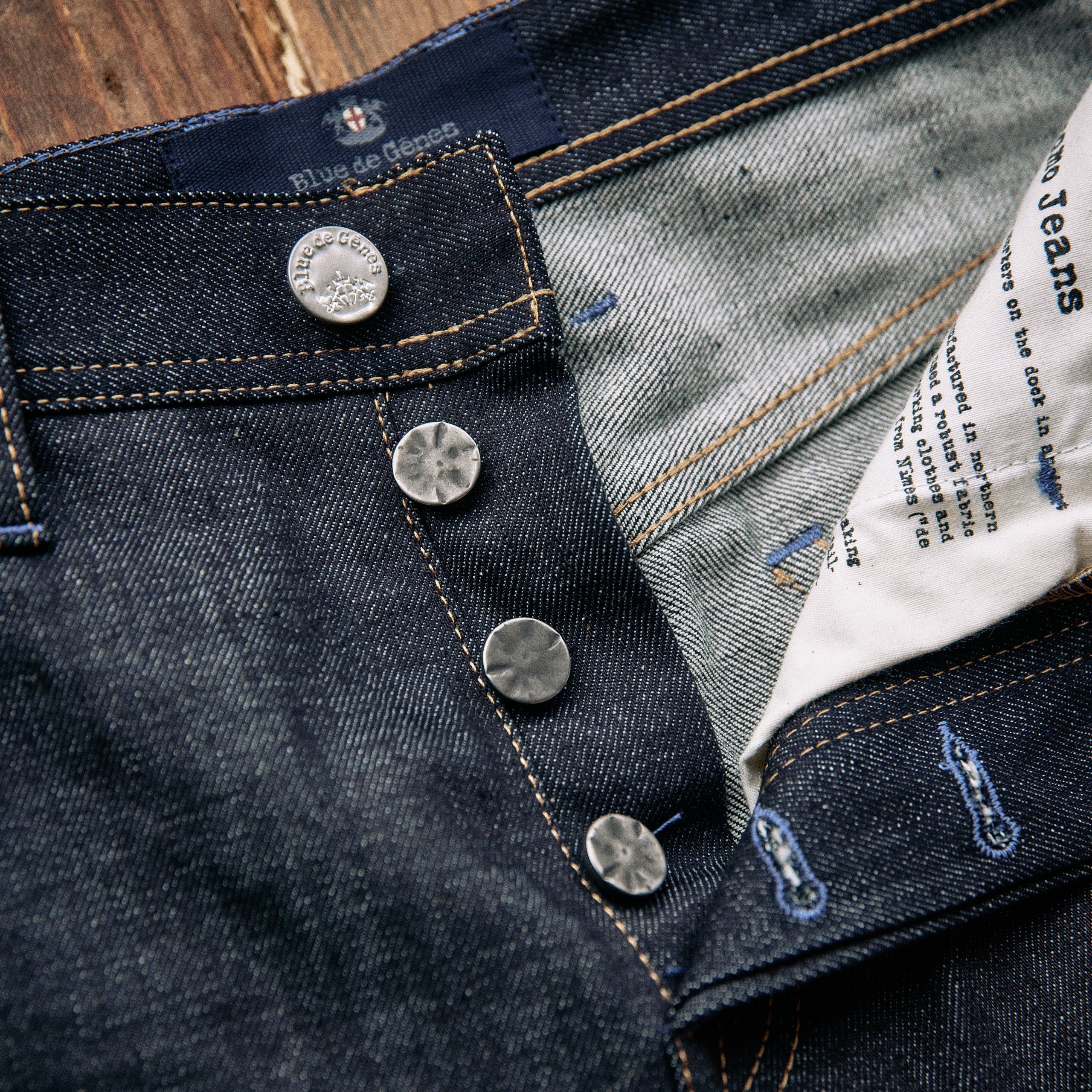 Blue De Genes - Giacomo Raw Denim Jeans 12.8 oz