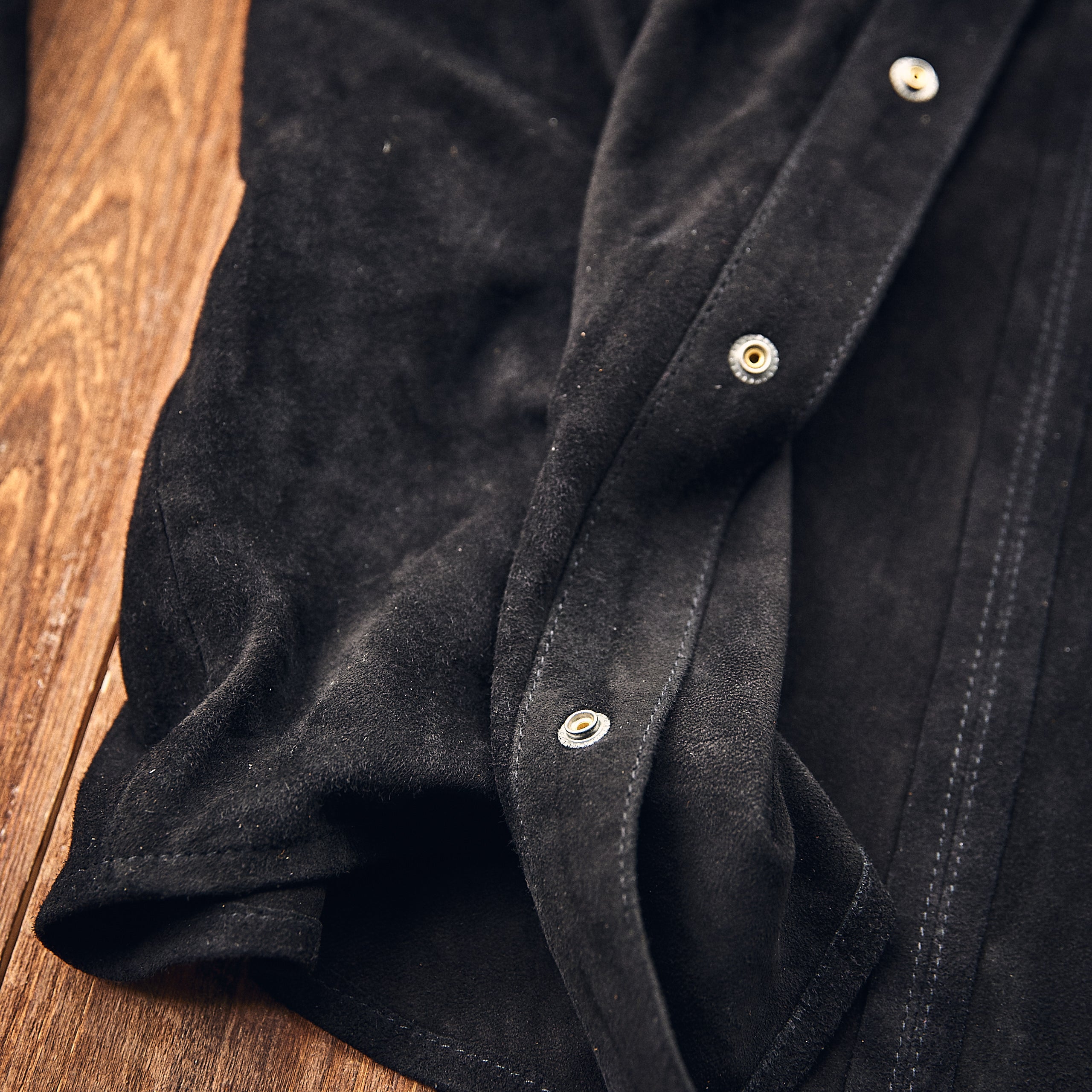 Iron & Resin - Rough Neck Shirt - Goat Suede