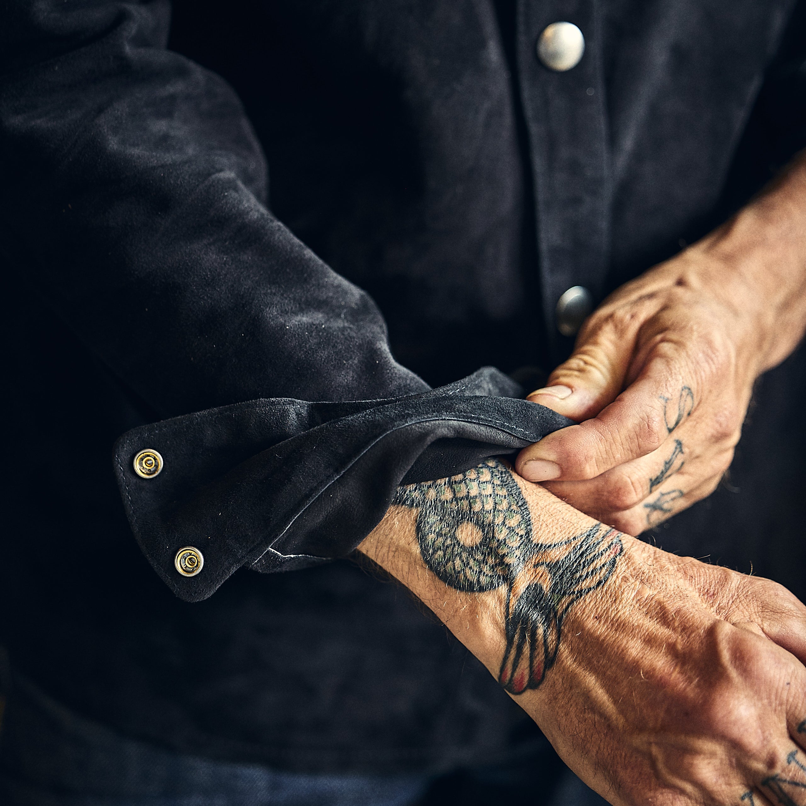 Iron & Resin - Rough Neck Shirt - Goat Suede