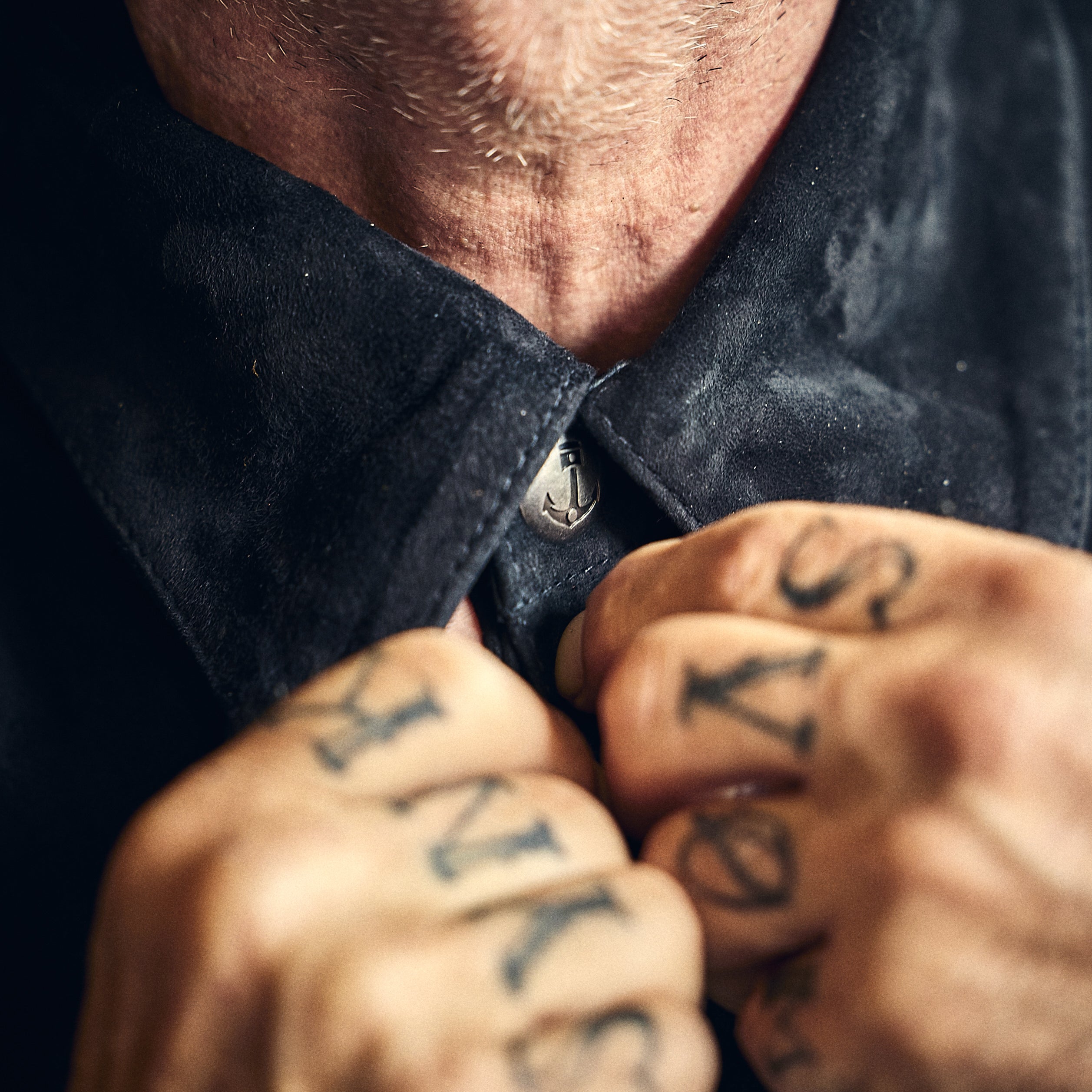 Iron & Resin - Rough Neck Shirt - Goat Suede