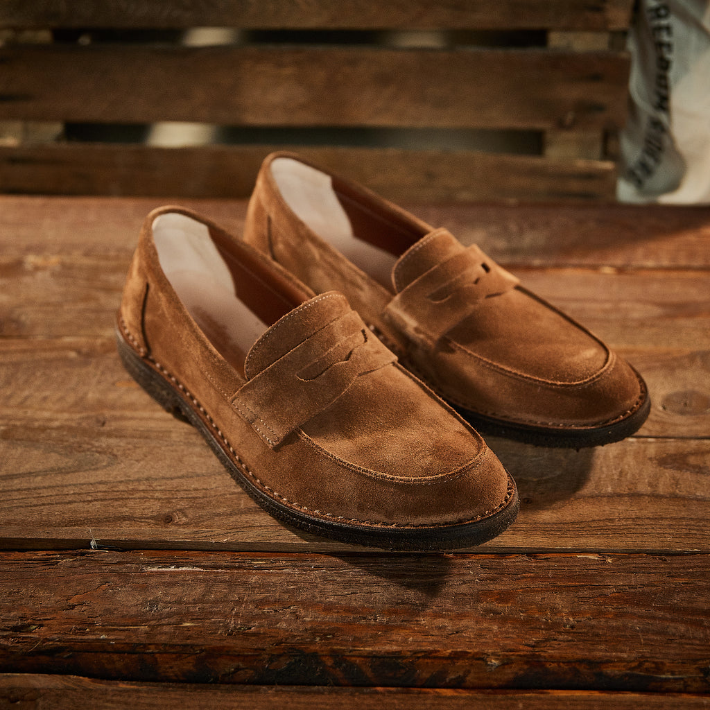 Astorflex - Sadelflex Roughout Loafers - Mattone (mørk)