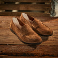 Astorflex - Sadelflex Roughout Loafers - Mattone (dark)