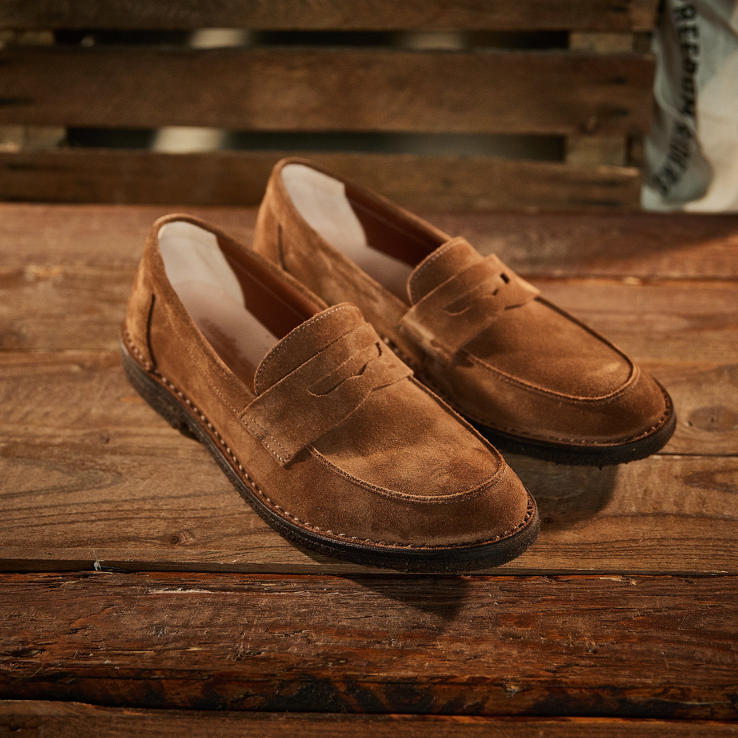 Astorflex - Sadelflex Roughout Loafers - Mattone (mørk)