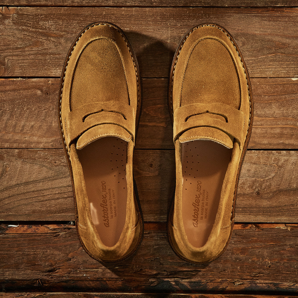 Astorflex - Sadelflex Roughout Loafers - Cuoio (Lys)