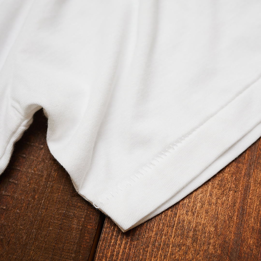 FBC TAILOR & SUPPLY - RANCHER HENLEY- White