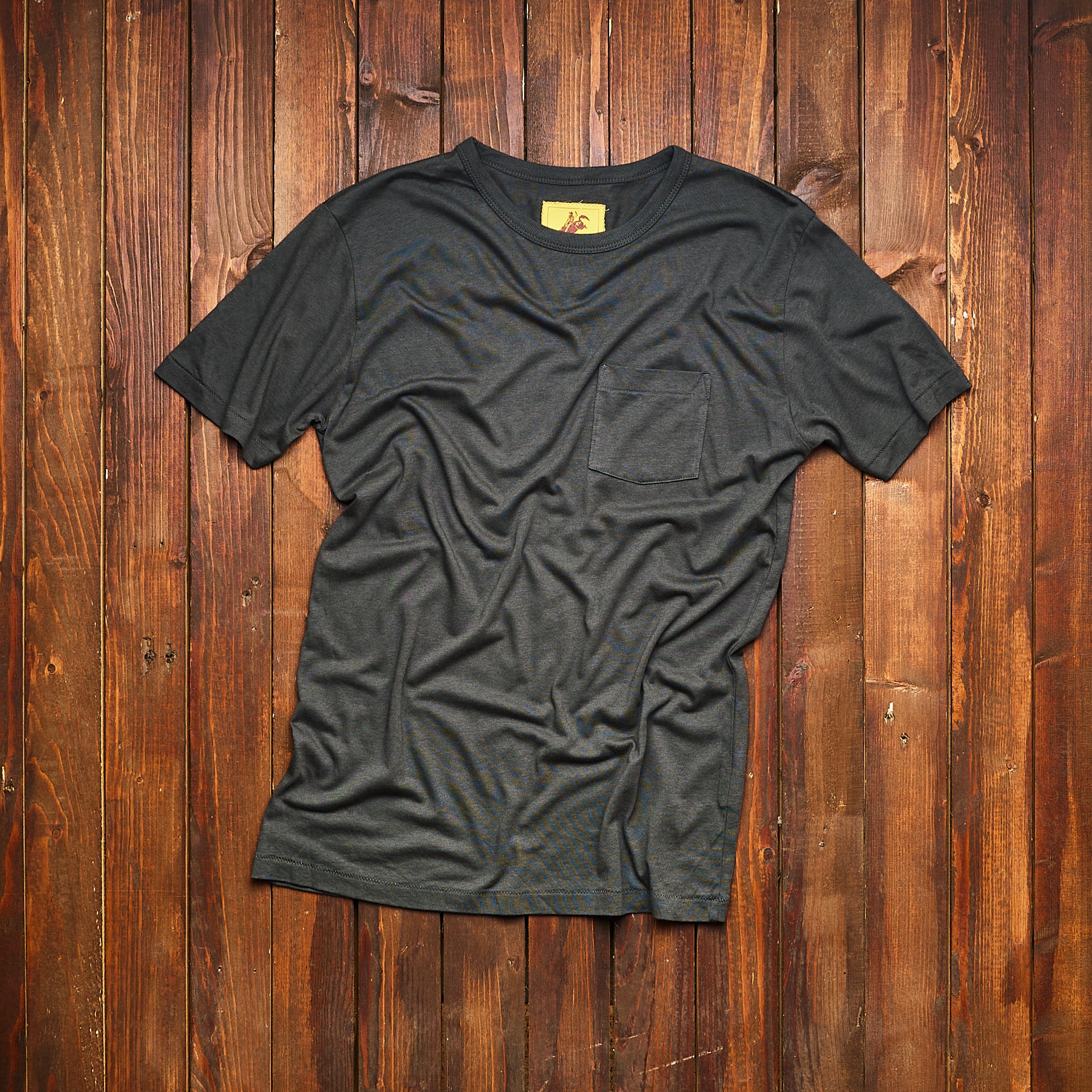 FBC TAILOR & SUPPLY - RANCHER POCKET TEE SHIRT - Warm Grey