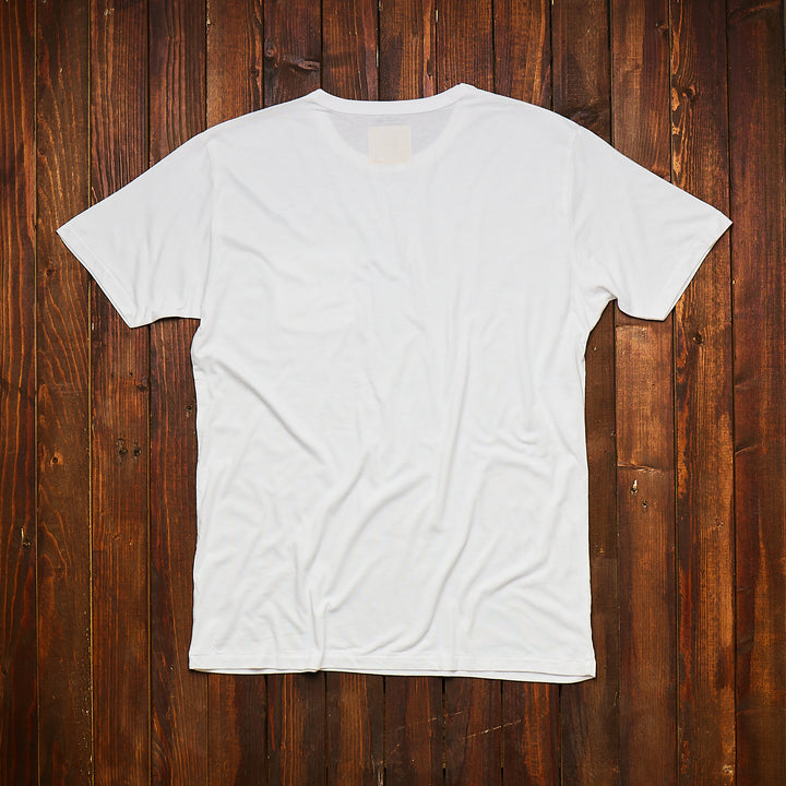 FBC TAILOR & SUPPLY - RANCHER POCKET TEE SHIRT - White