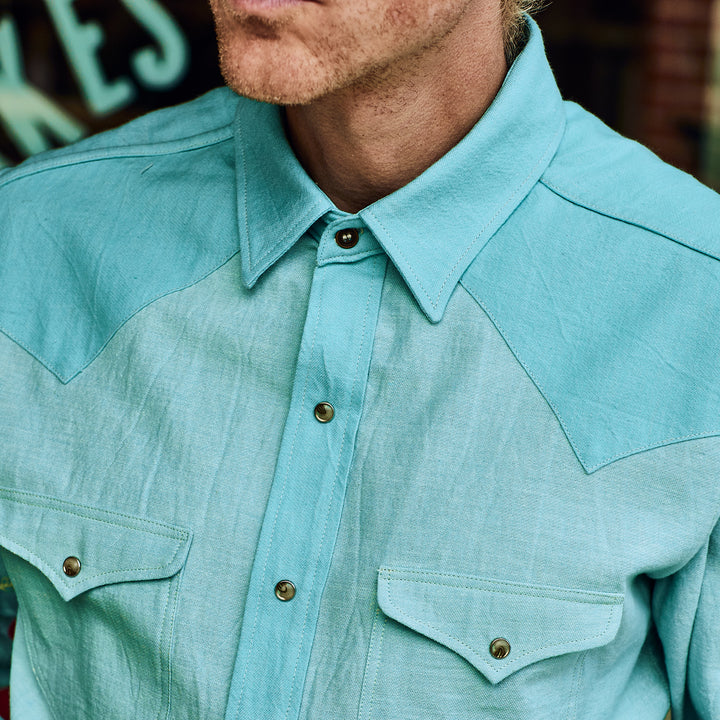 FBC Tailor & Supply - NAVAJO TURQUOISE SHIRT